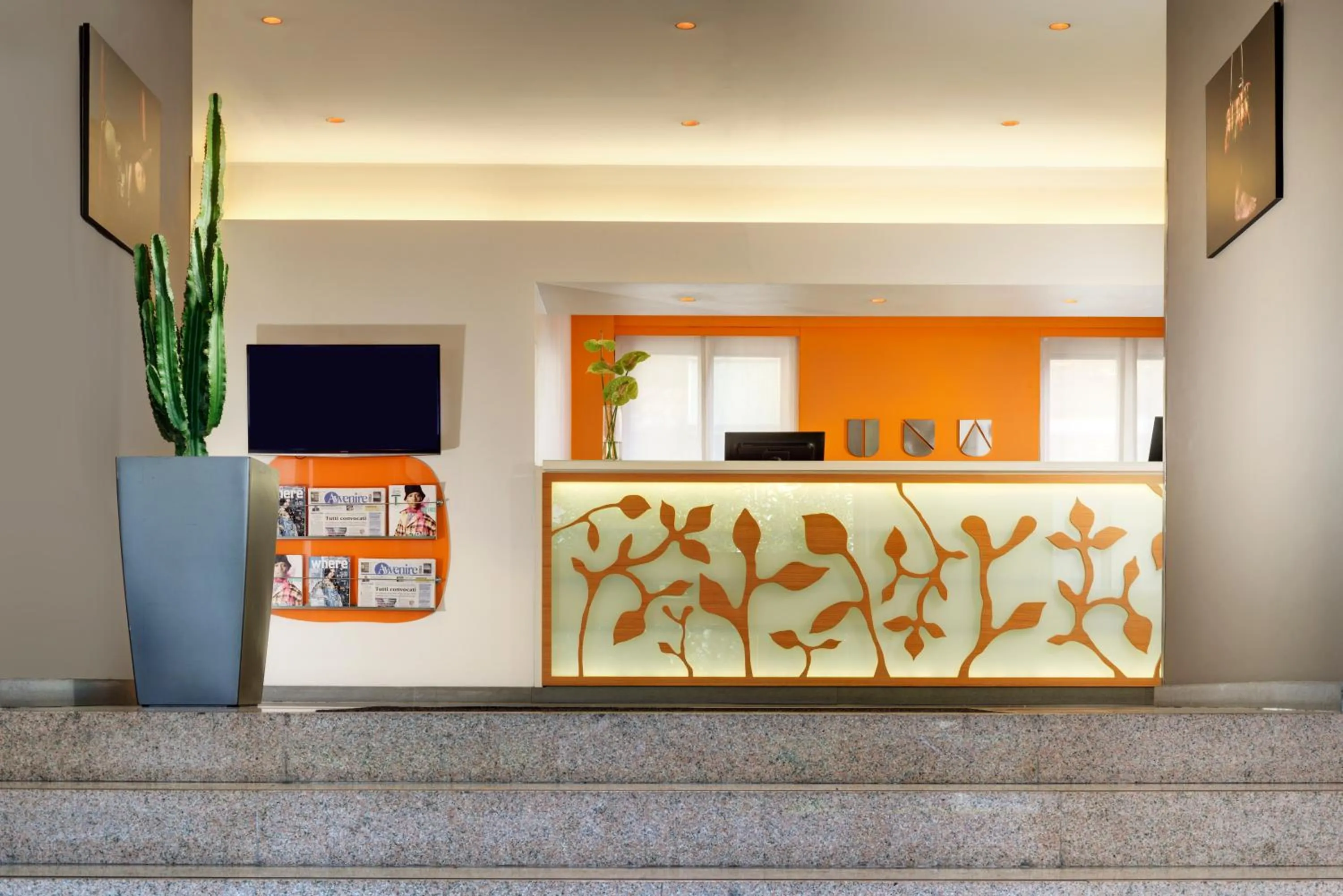 Lobby or reception in UNA Hotels Mediterraneo Milano