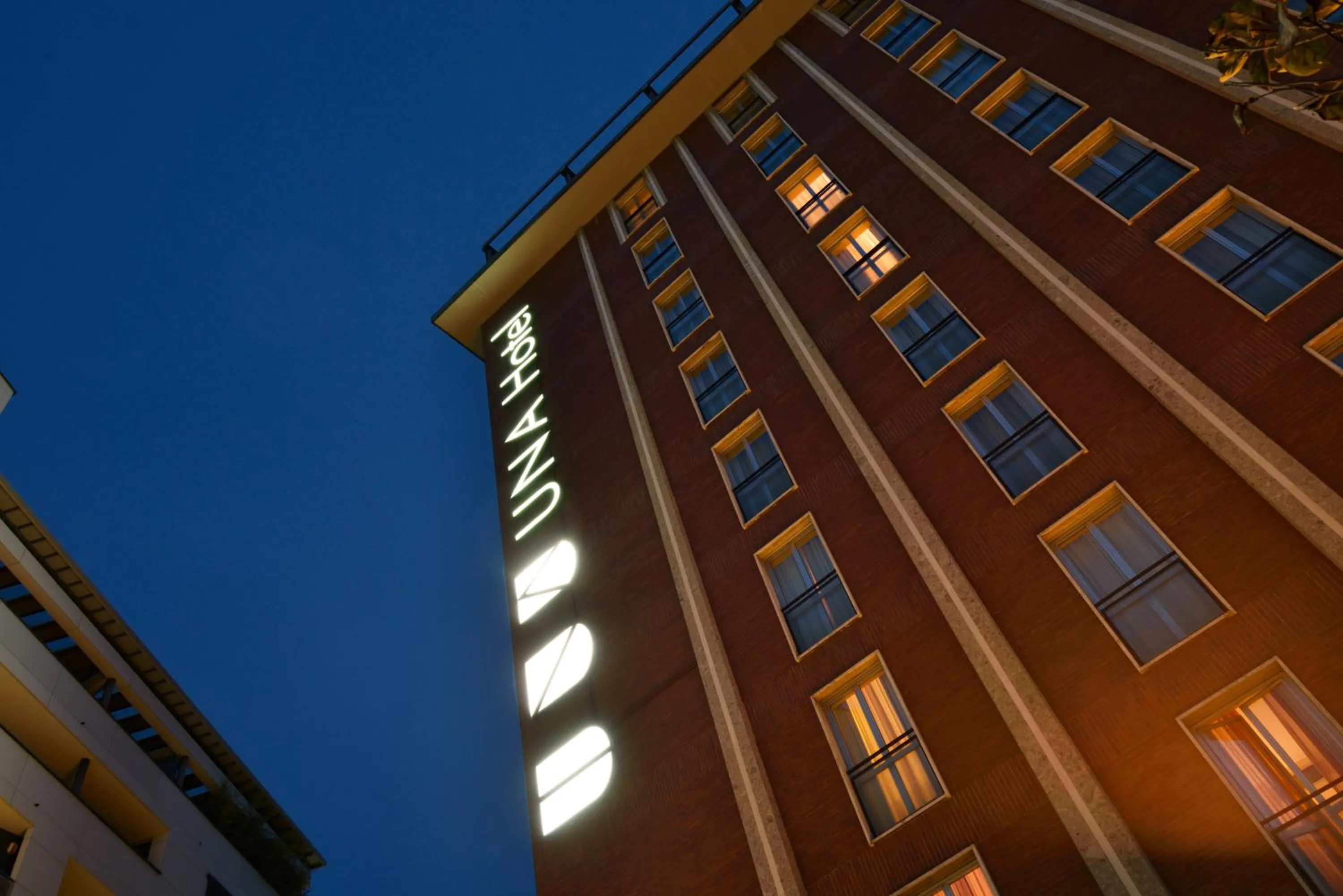 Property building in UNA Hotels Mediterraneo Milano