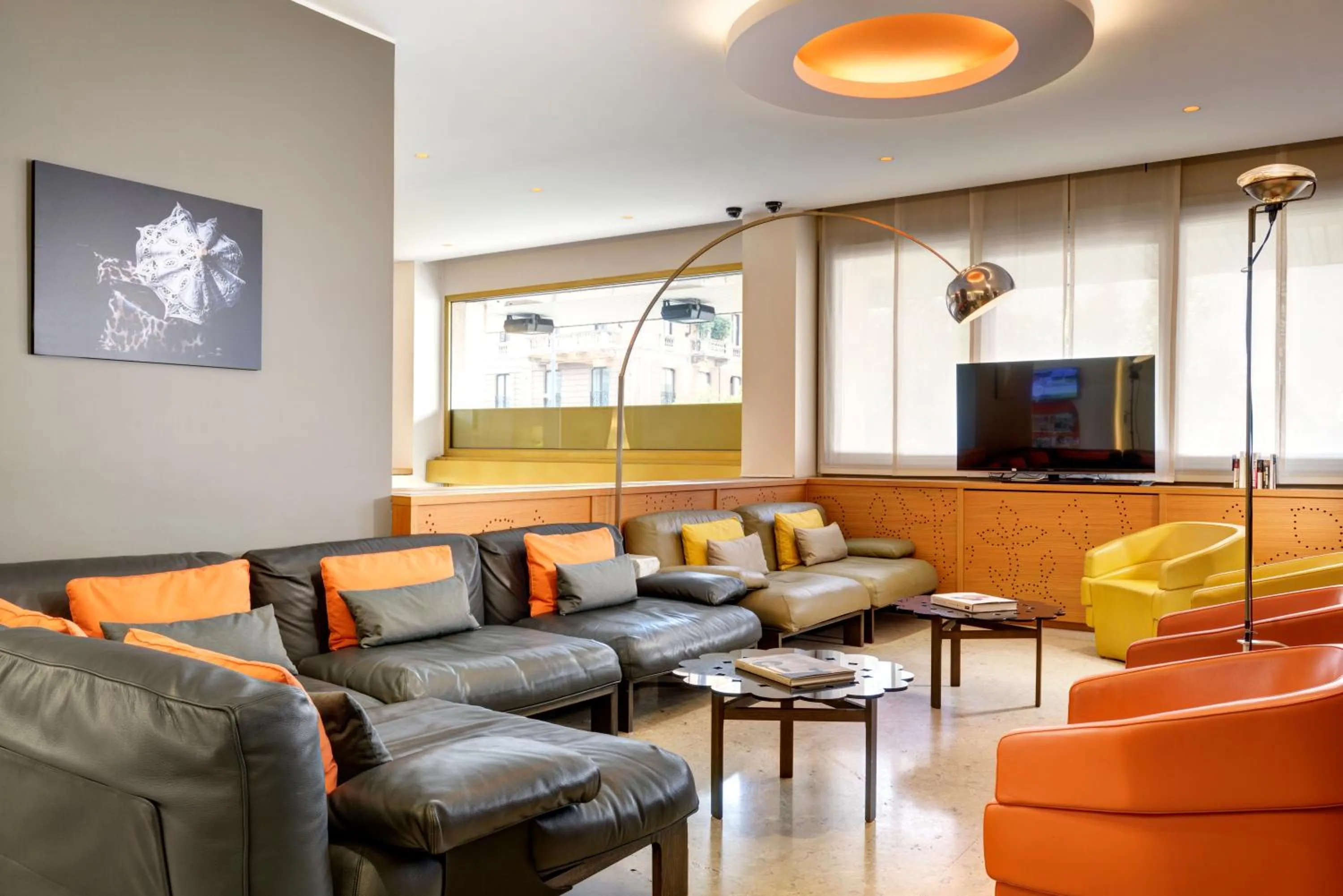 Lobby or reception in UNA Hotels Mediterraneo Milano