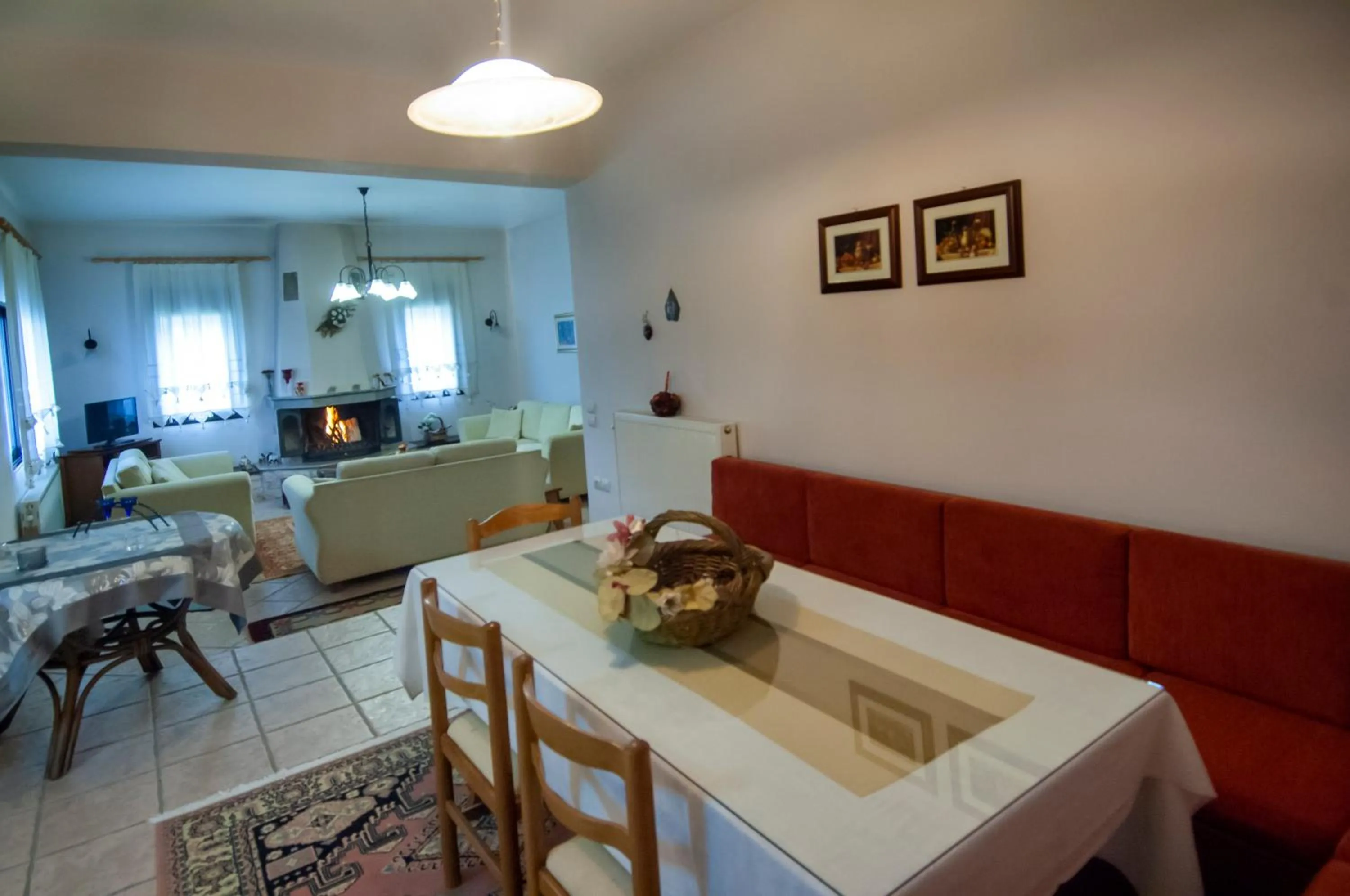 Living room in Elati Electra's Cozy House