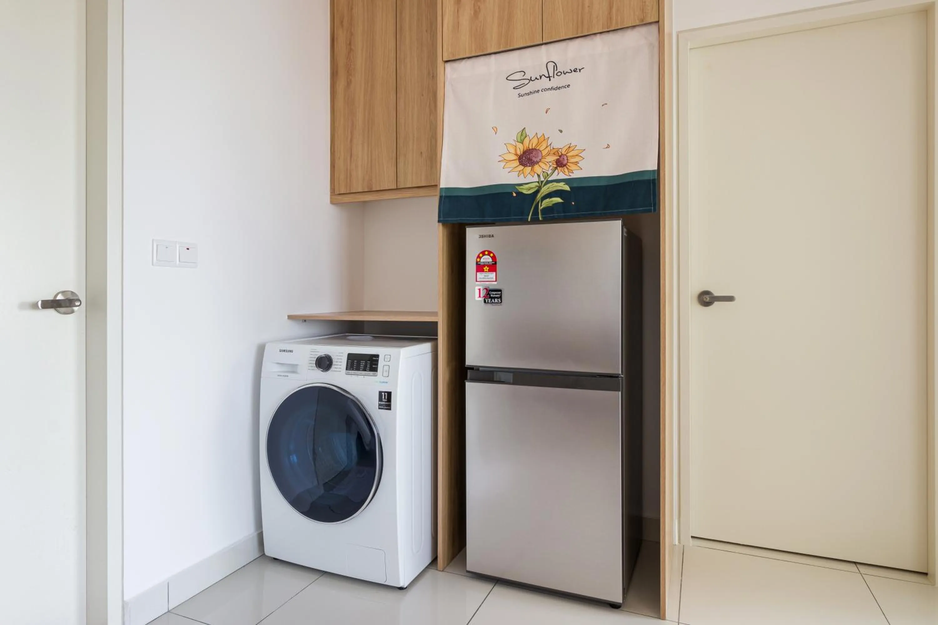 washing machine in Greenfield Residence Bandar Sunway by Airhost