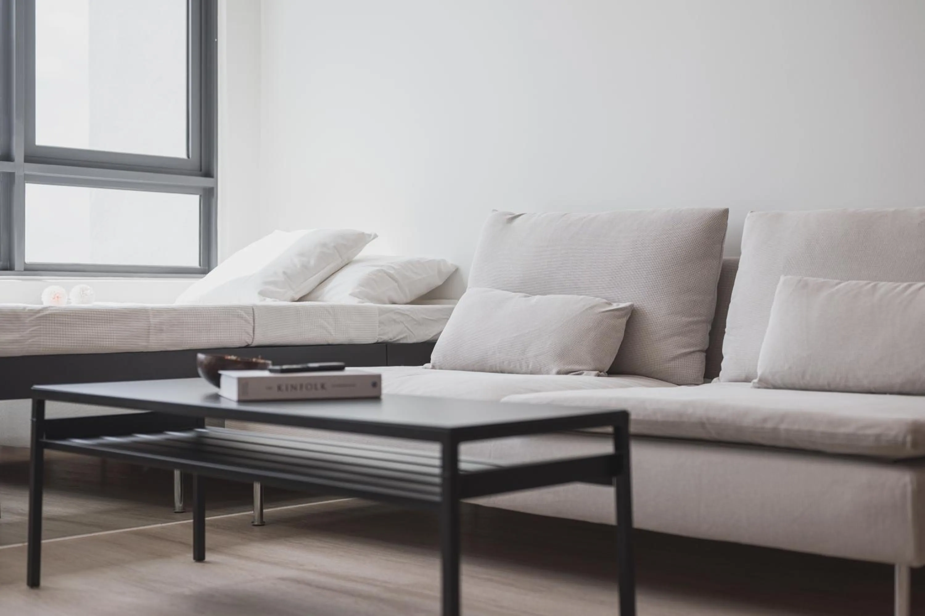 Living room in Greenfield Residence Bandar Sunway by Airhost