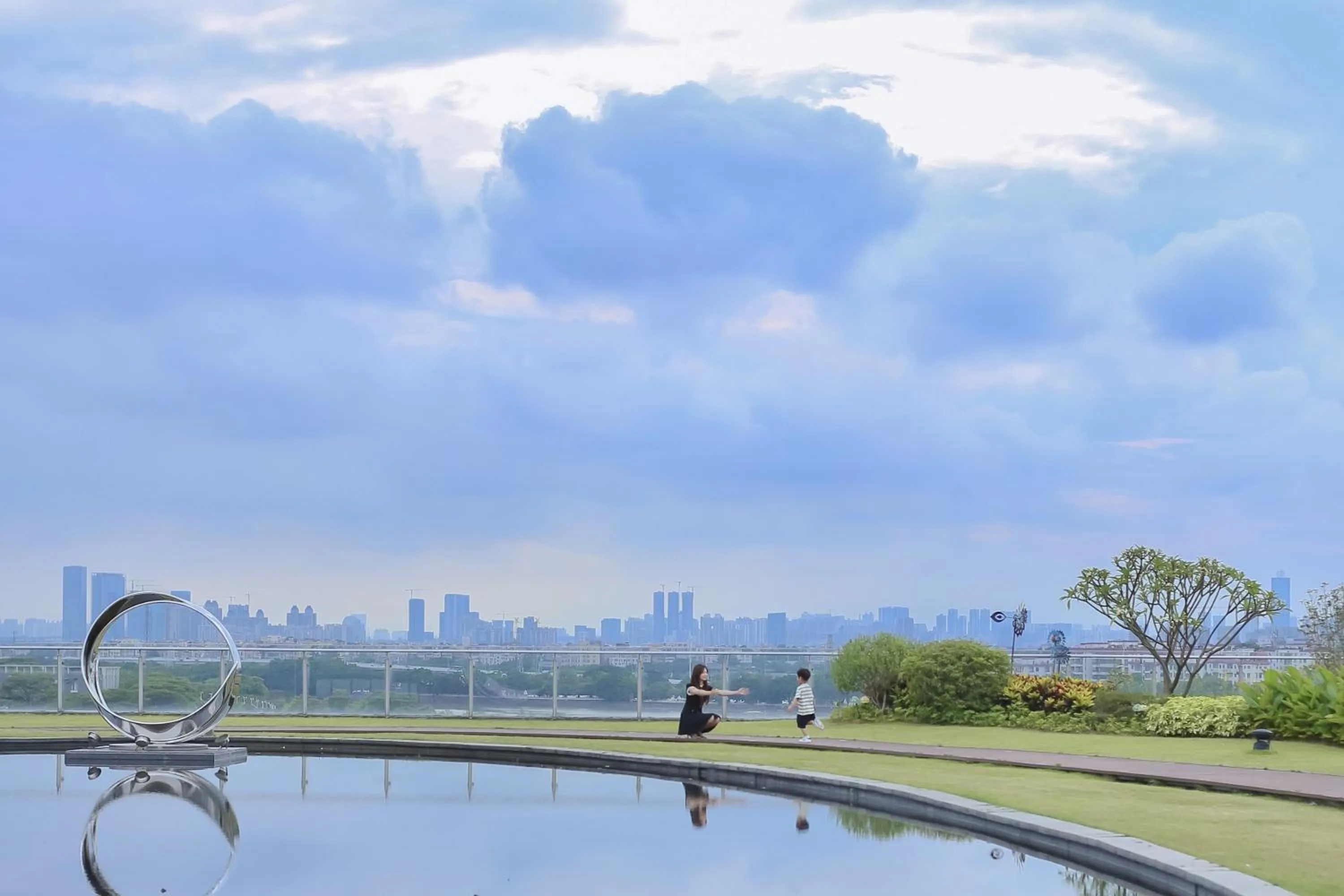 Balcony/Terrace in Vignette Collection The Xanadu Guangzhou, an IHG Hotel