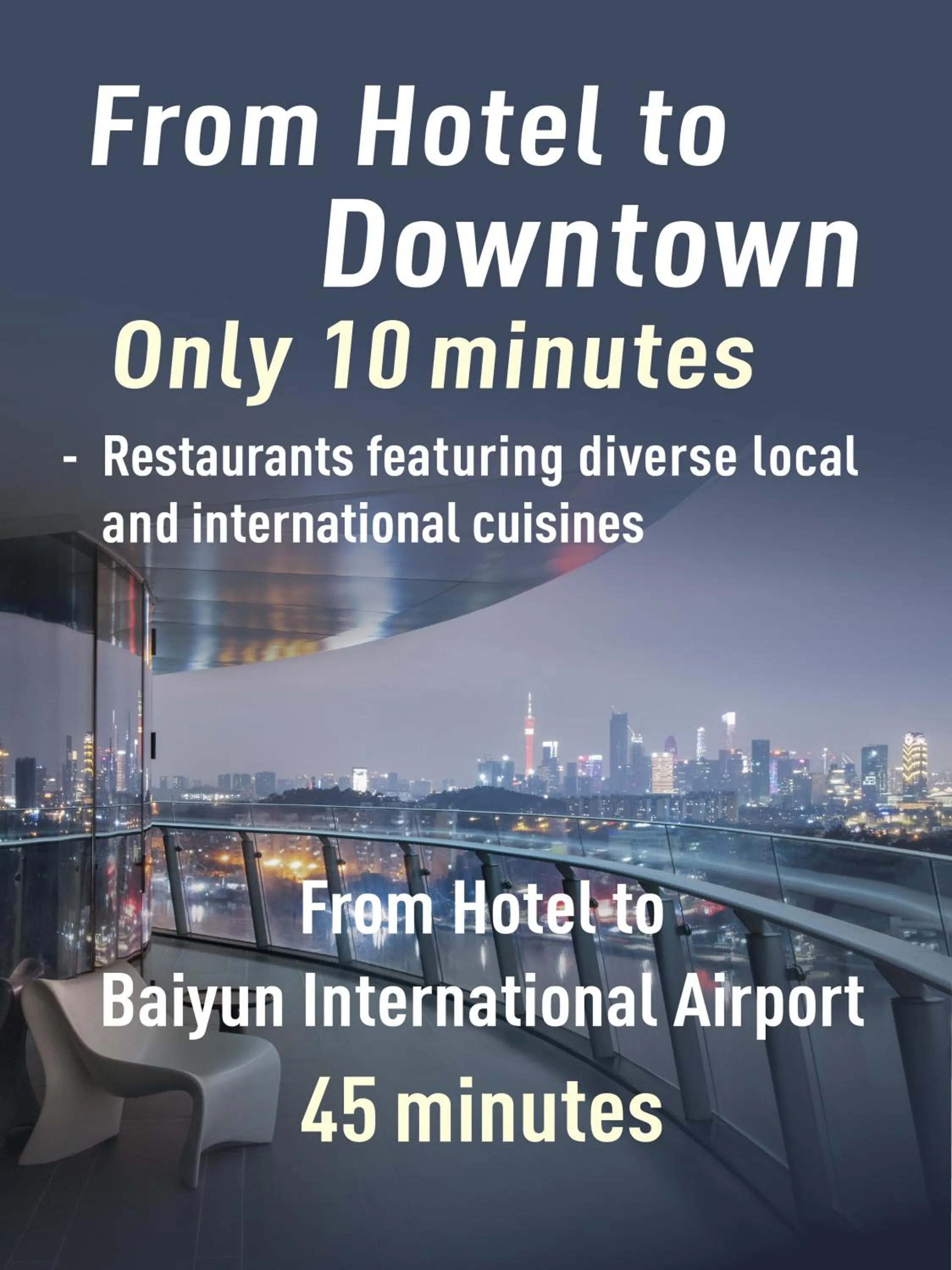 Balcony/Terrace in Vignette Collection The Xanadu Guangzhou, an IHG Hotel