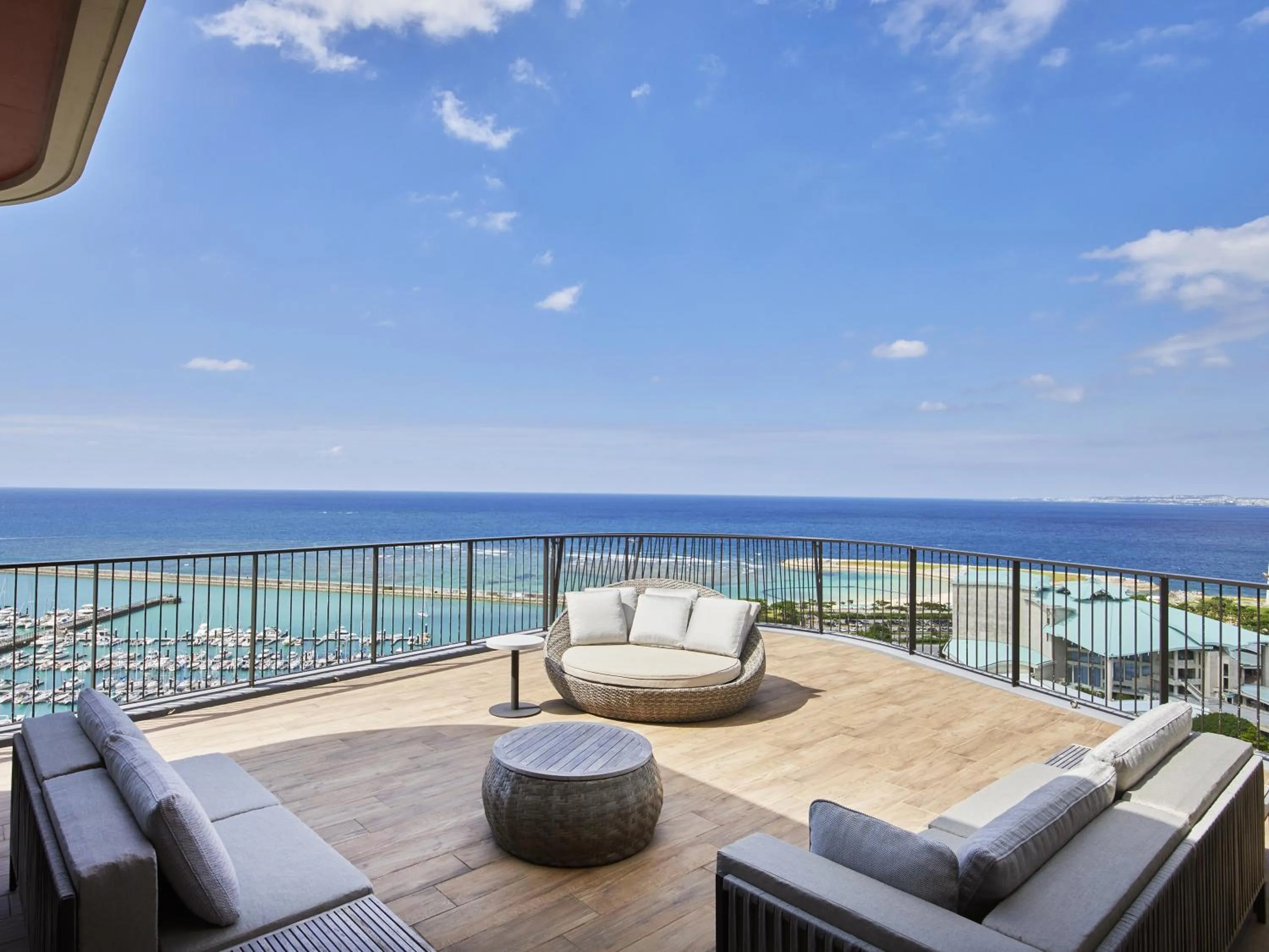 Sea view in Okinawa Prince Hotel Ocean View Ginowan