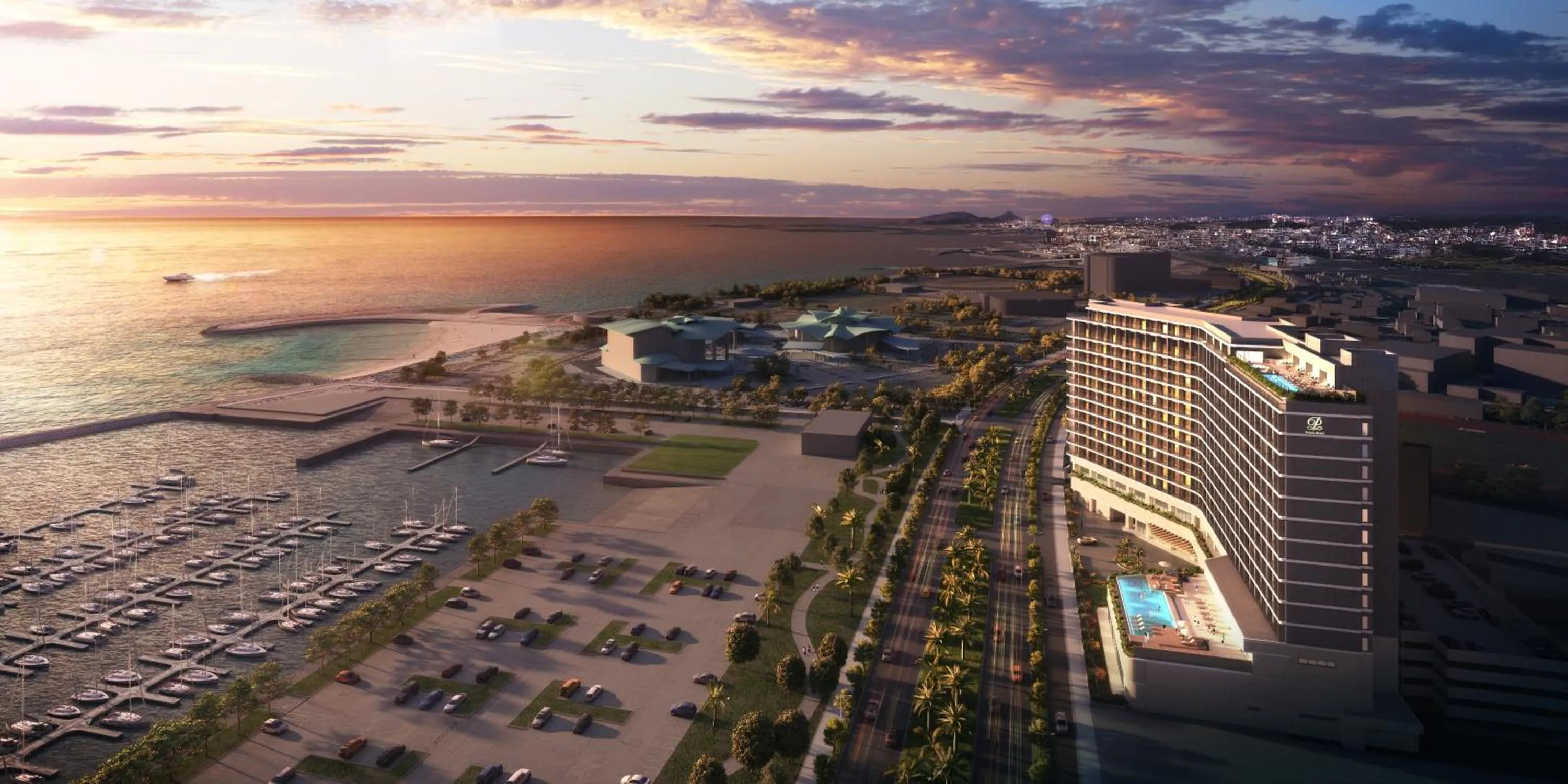 Property building in Okinawa Prince Hotel Ocean View Ginowan