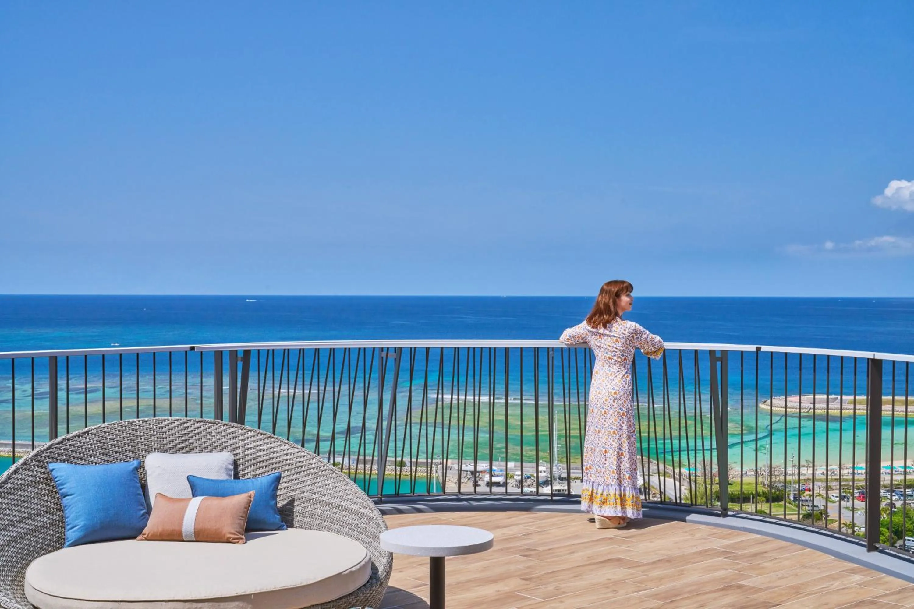 Balcony/Terrace in Okinawa Prince Hotel Ocean View Ginowan