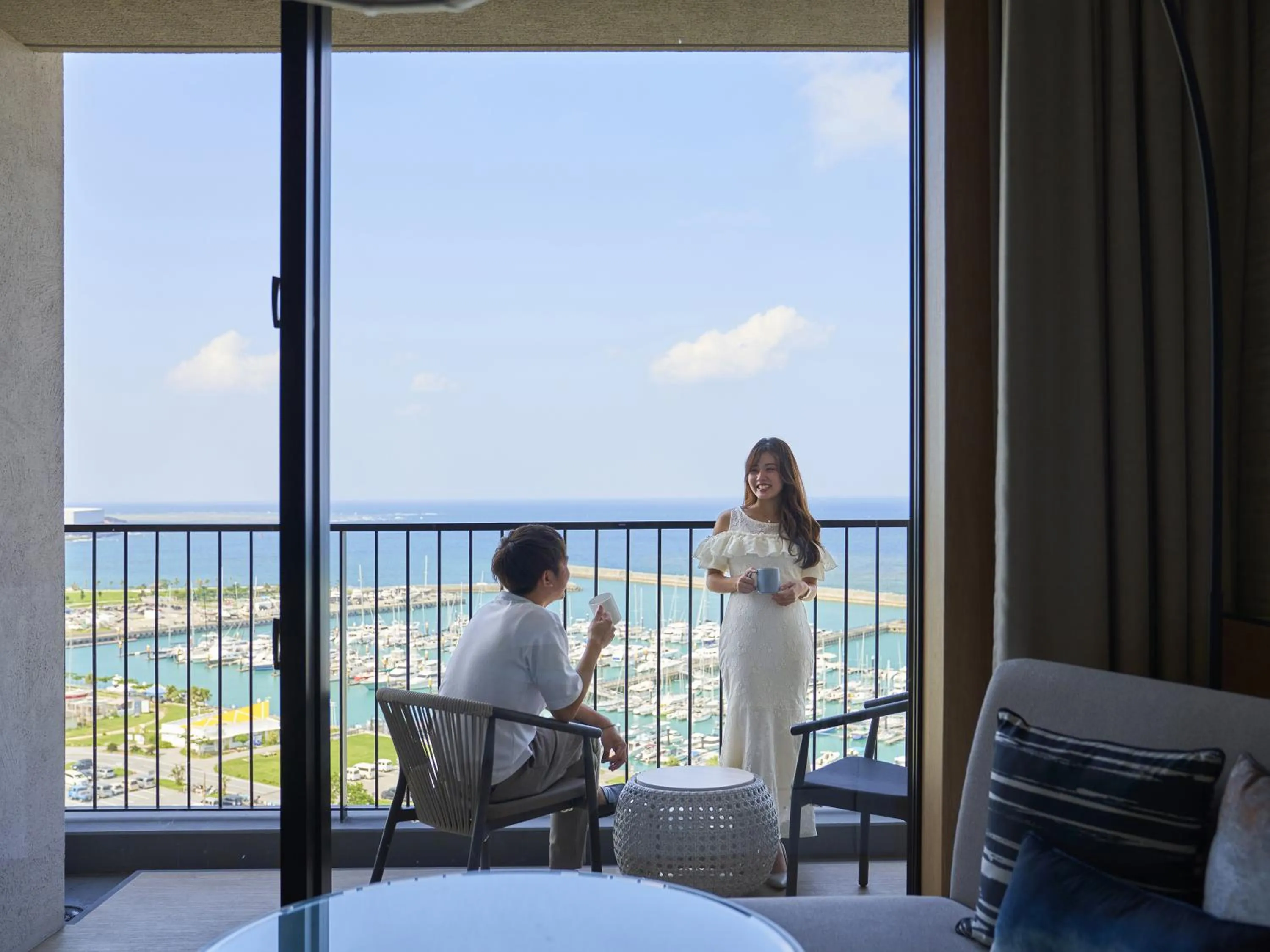 Balcony/Terrace in Okinawa Prince Hotel Ocean View Ginowan