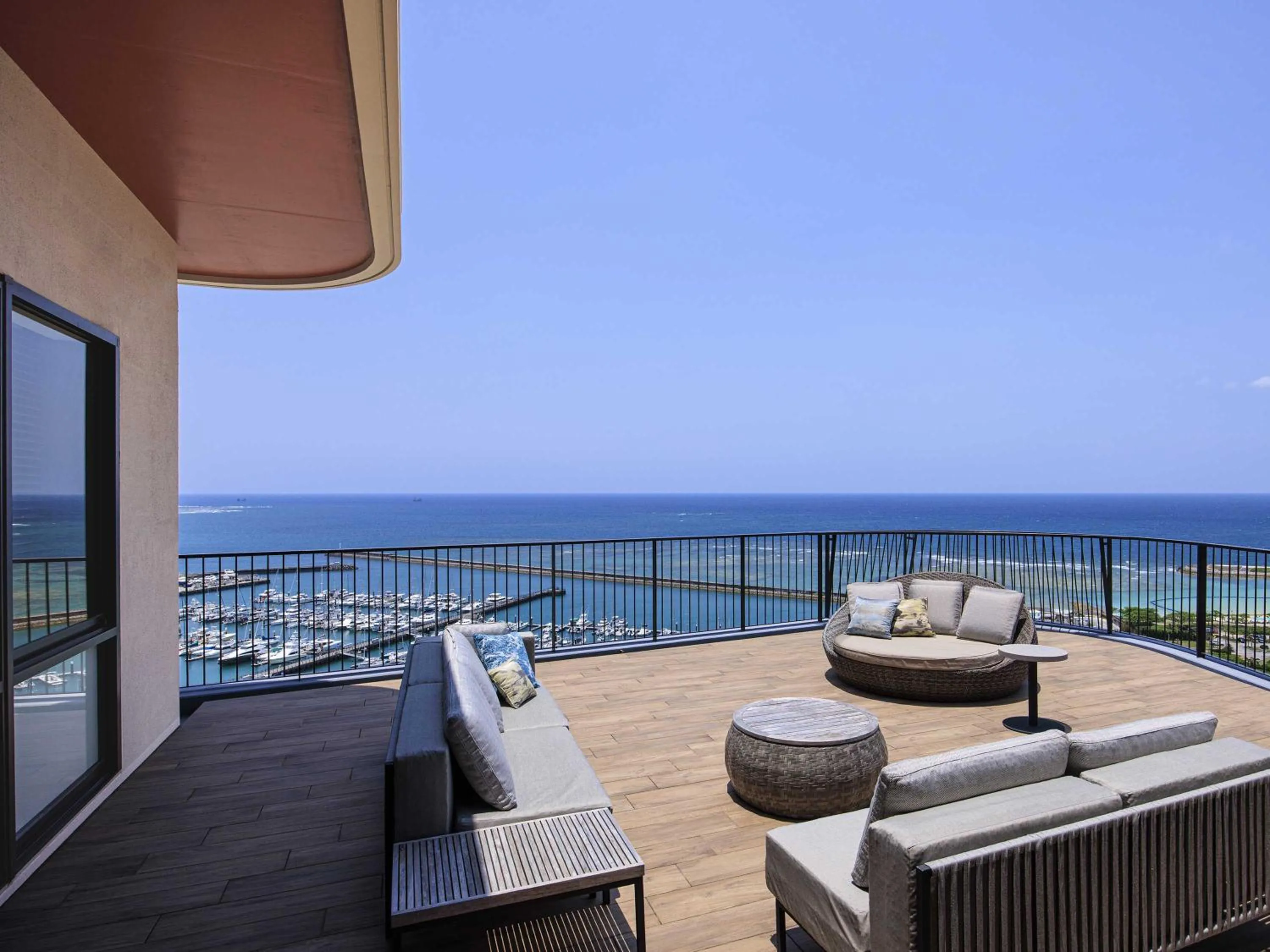 Sea view in Okinawa Prince Hotel Ocean View Ginowan