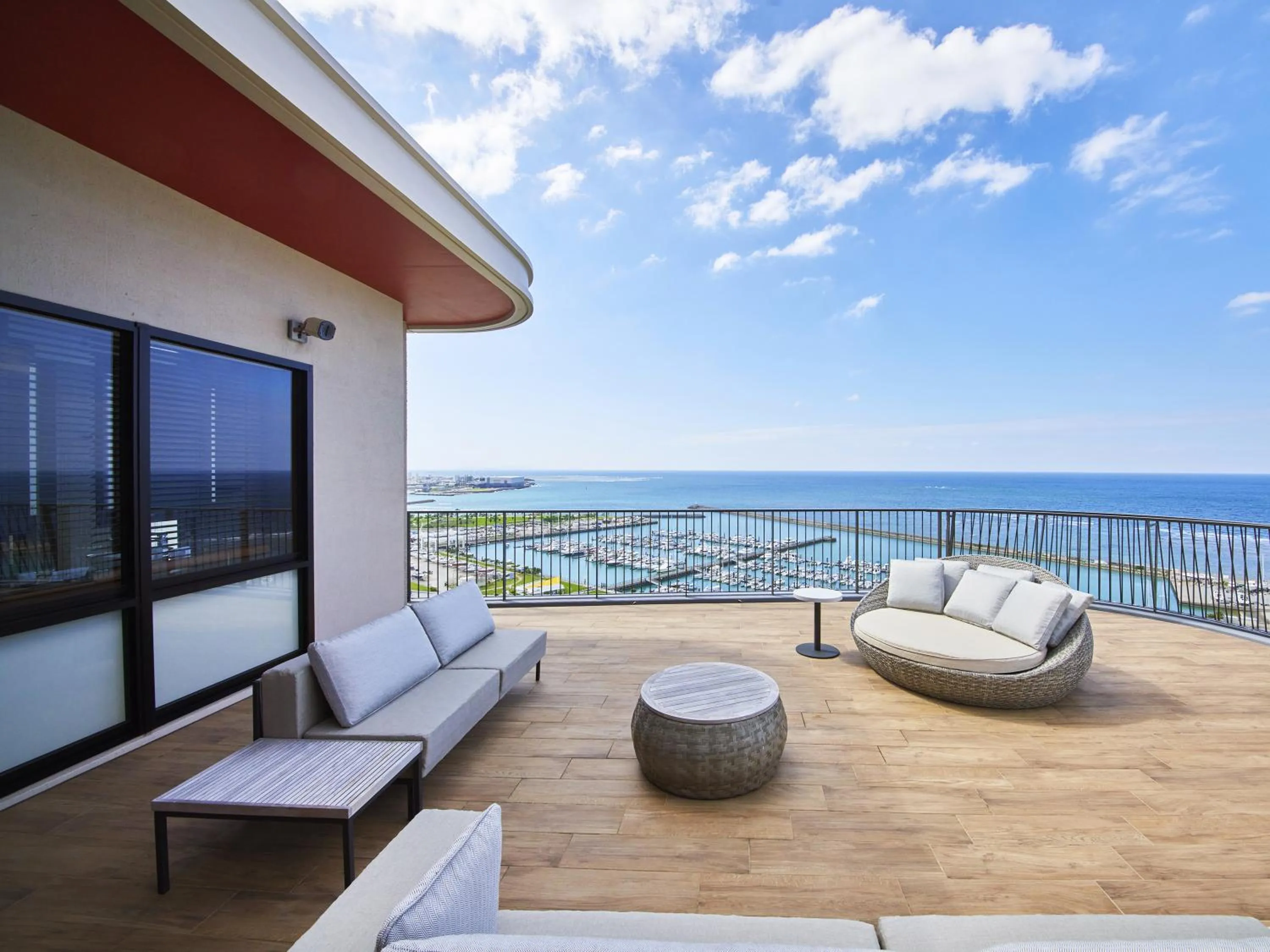 Sea view in Okinawa Prince Hotel Ocean View Ginowan