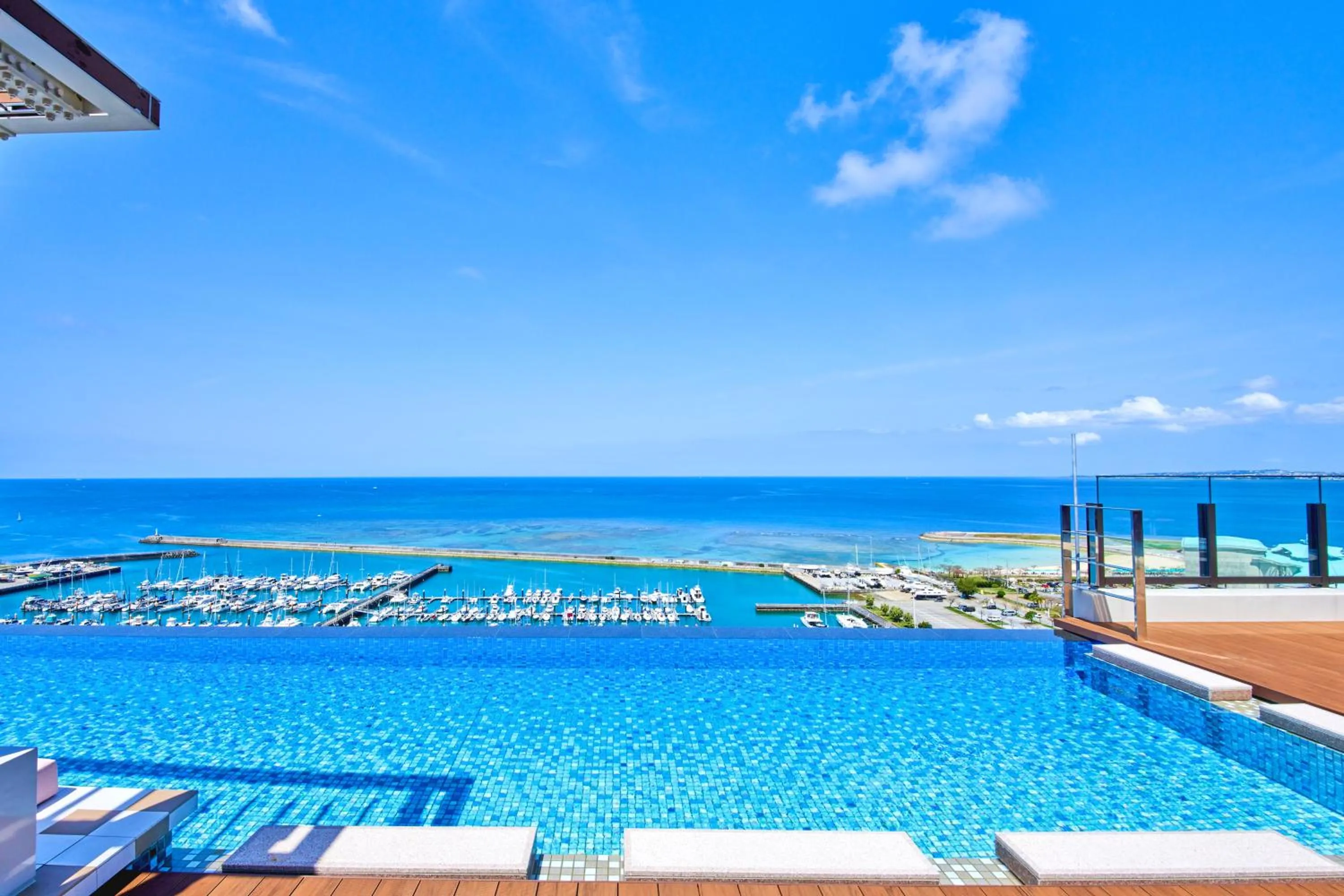 Swimming pool in Okinawa Prince Hotel Ocean View Ginowan