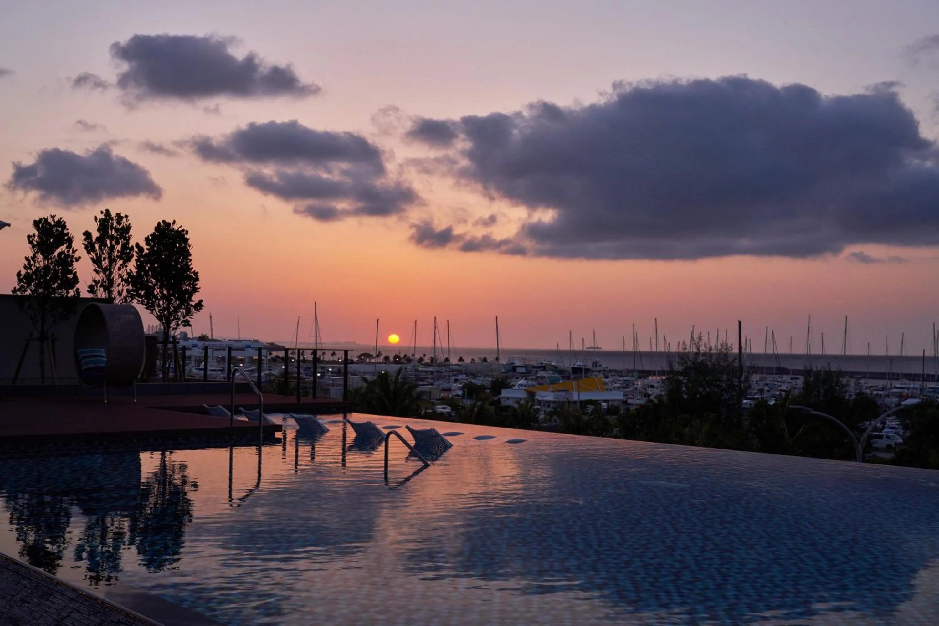 Swimming pool in Okinawa Prince Hotel Ocean View Ginowan