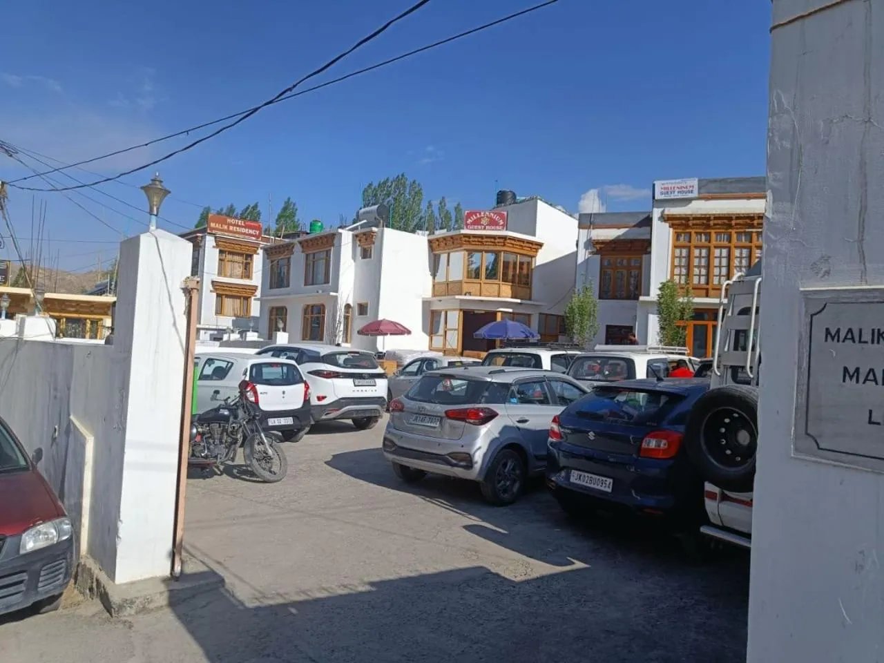 Parking in Hotel Malik Residency
