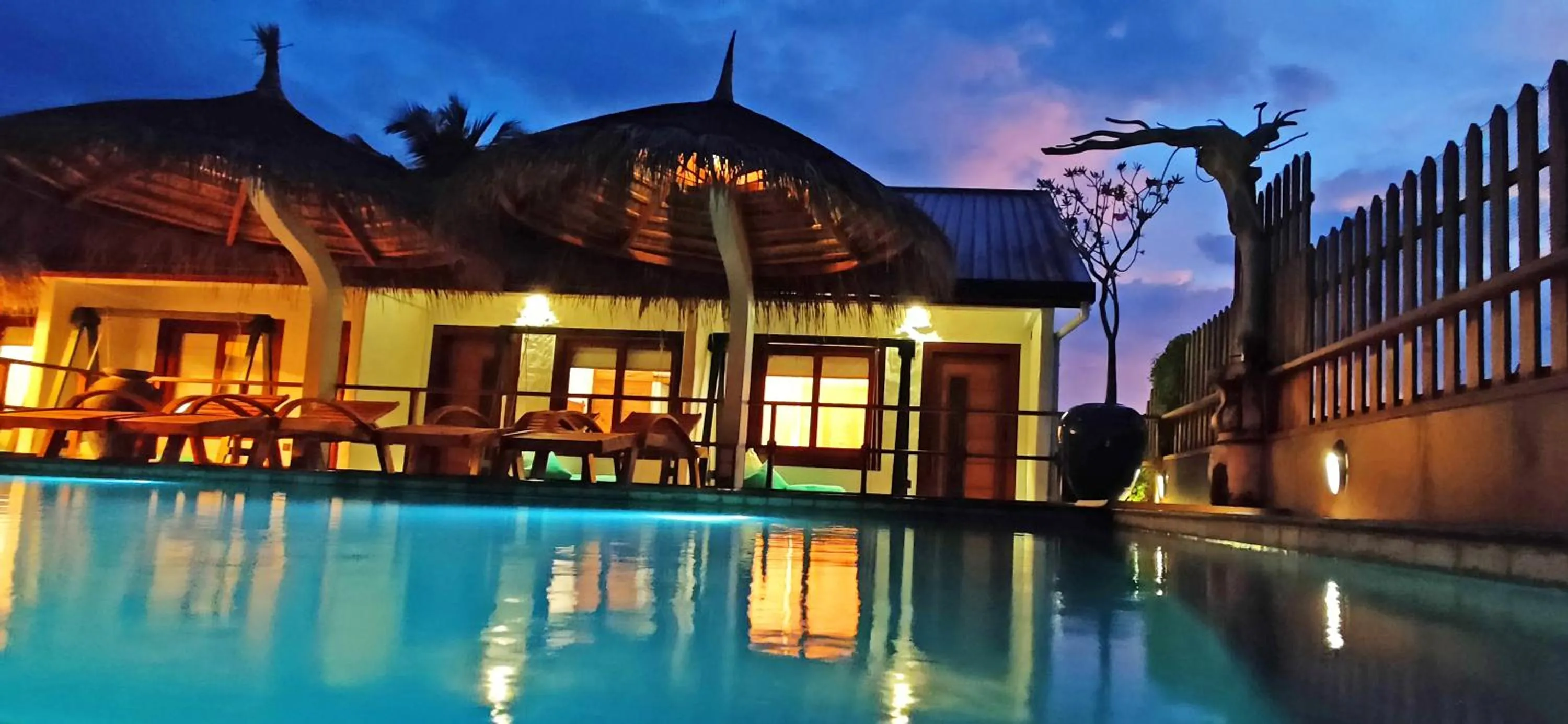 Swimming pool in Island Luxury Boutique Hotel - Fulhadhoo
