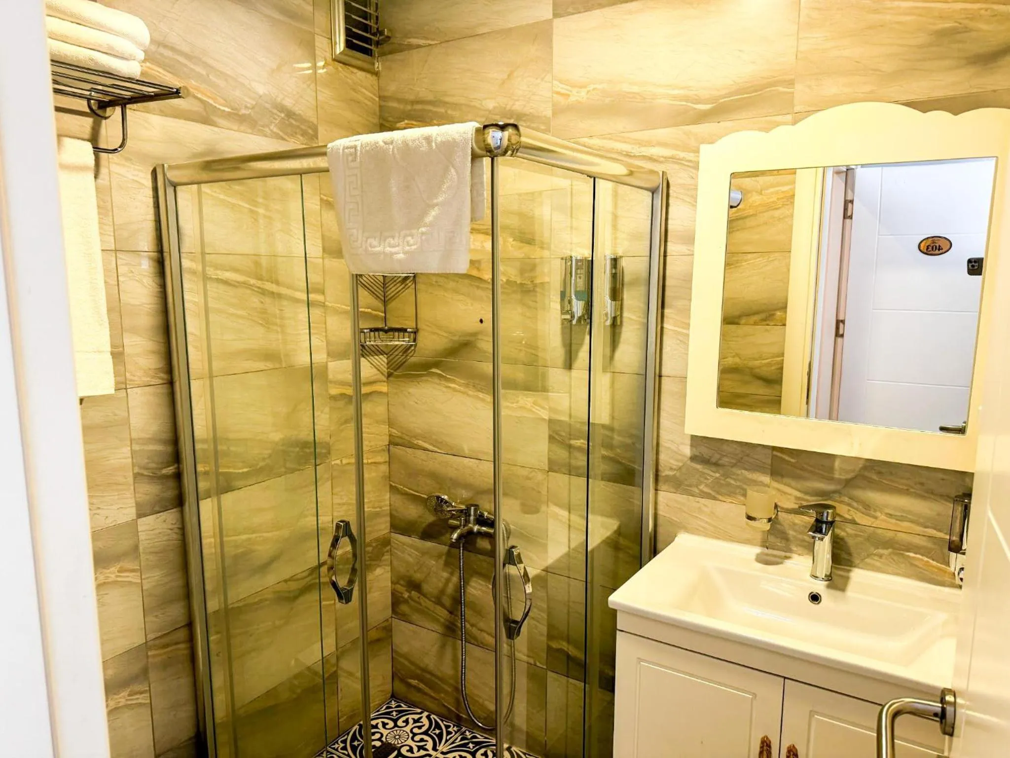 Bathroom in Miss City Hotel Taksim