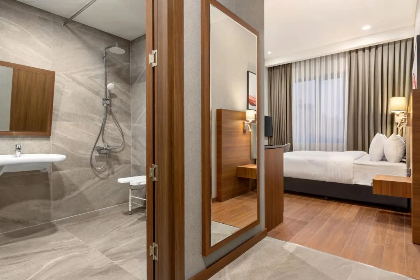 Bathroom, Bed in Ramada by Wyndham Adiyaman