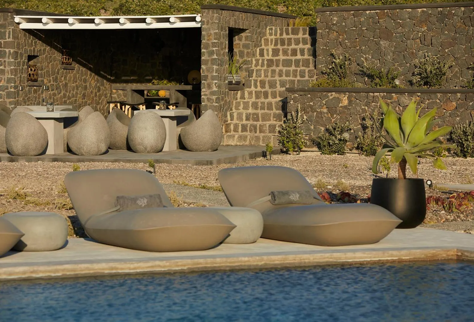 Patio in Absolute Paradise Santorini