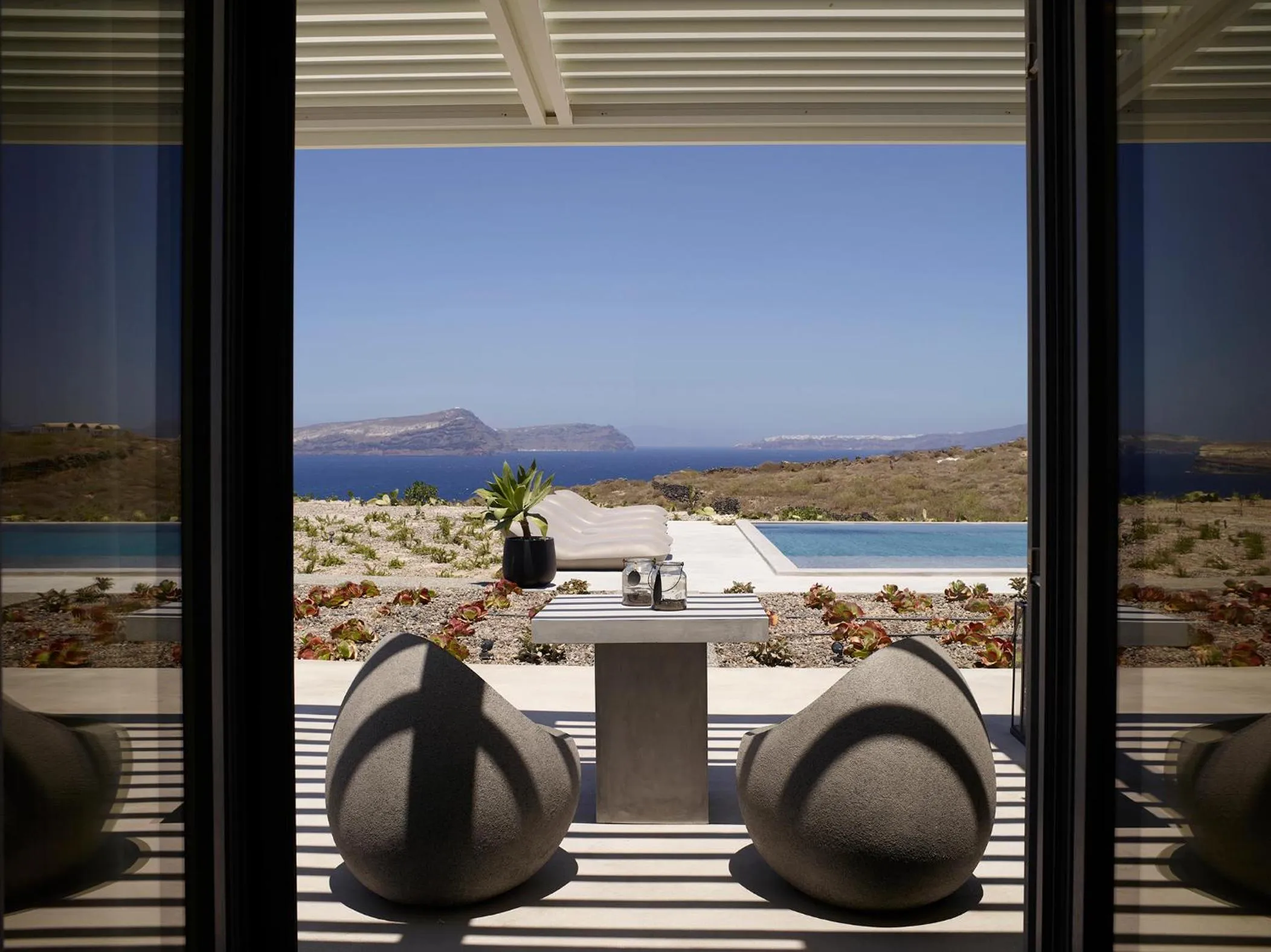 Garden in Absolute Paradise Santorini