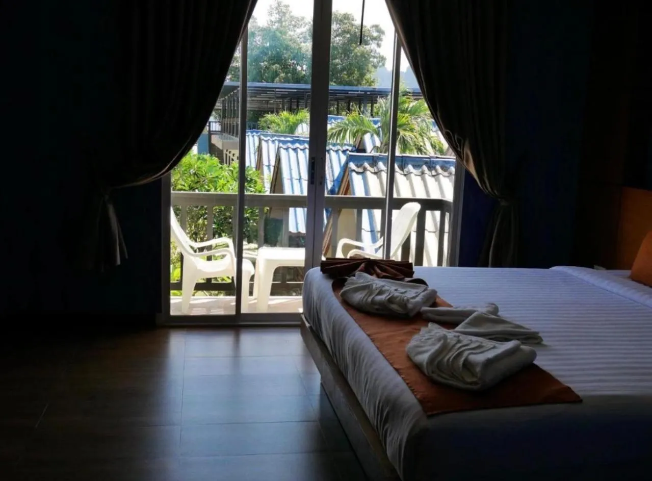 Bed in Andaman Resort