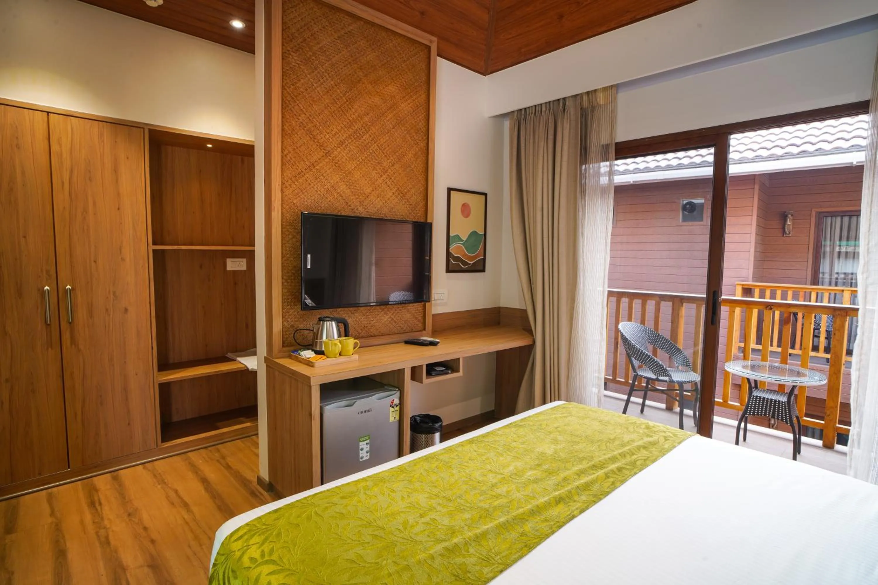 Bed in TreeHouse MARS Beach Cottages