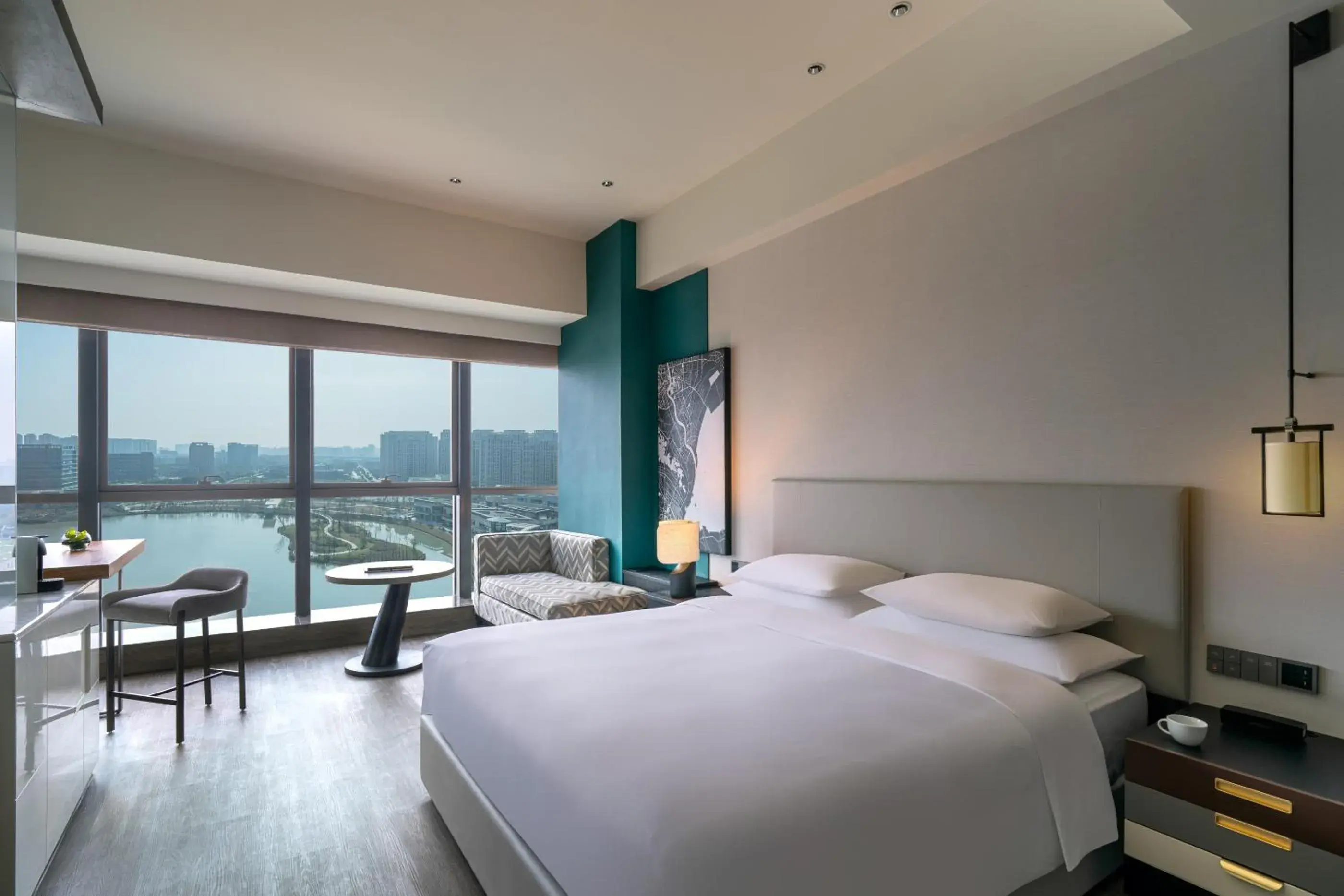 King Room with Lake View in Hyatt Centric Lakeside Ningbo King Room with Lake View in Hyatt Centric Lakeside Ningbo