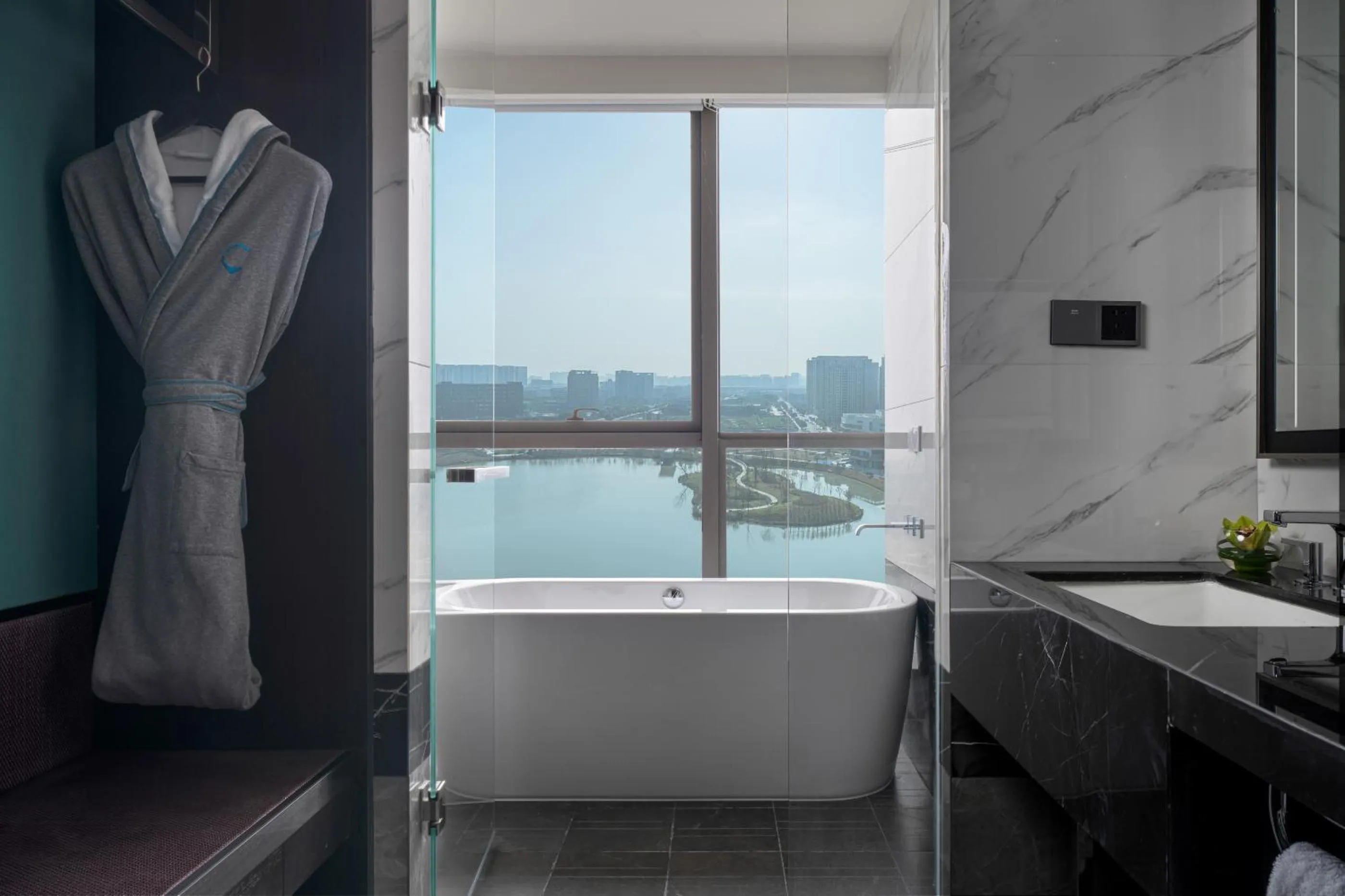 Bathroom in Hyatt Centric Lakeside Ningbo