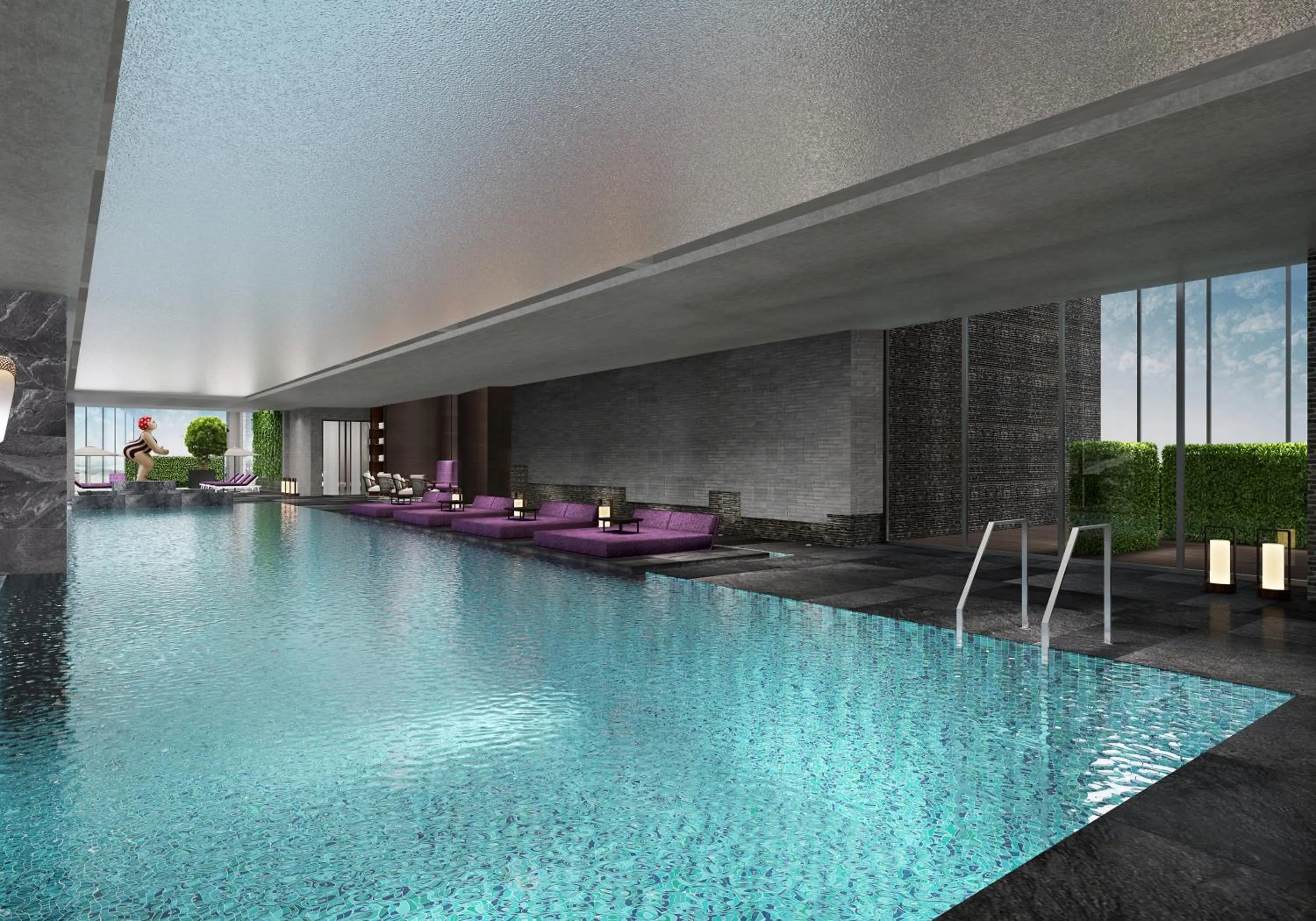 Swimming pool in Hyatt Centric Lakeside Ningbo