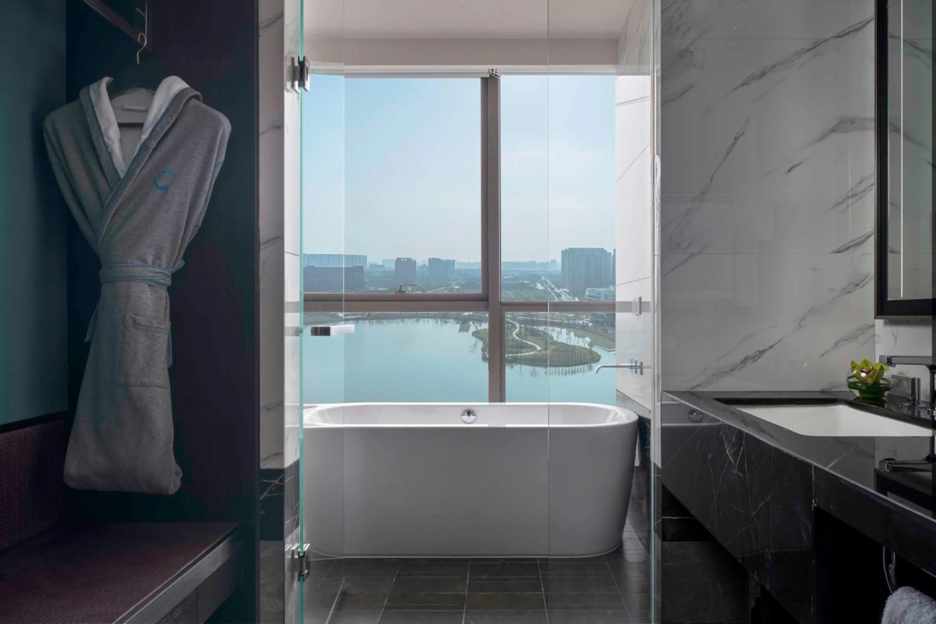 Bathroom in Hyatt Centric Lakeside Ningbo