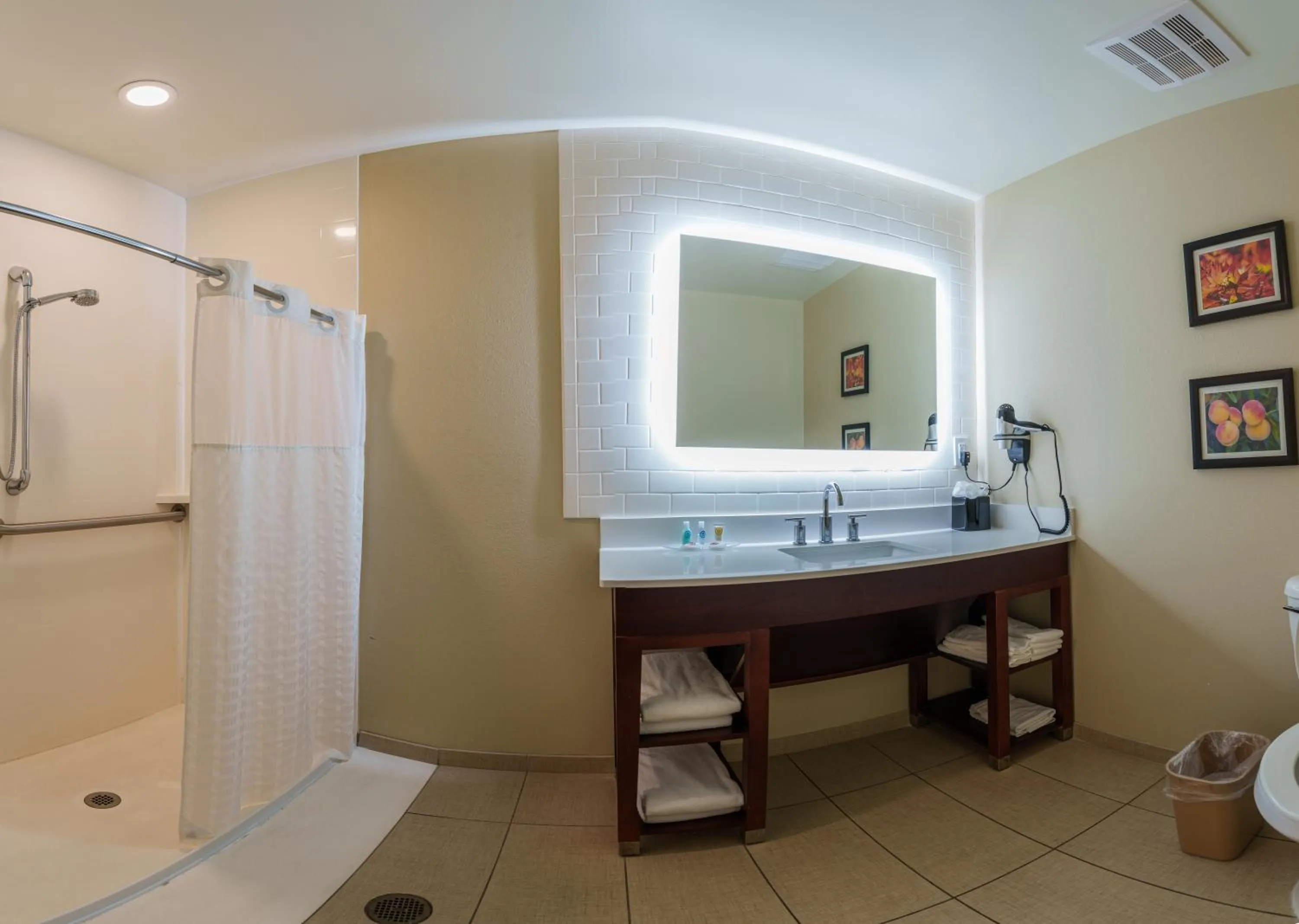 Shower in Comfort Suites