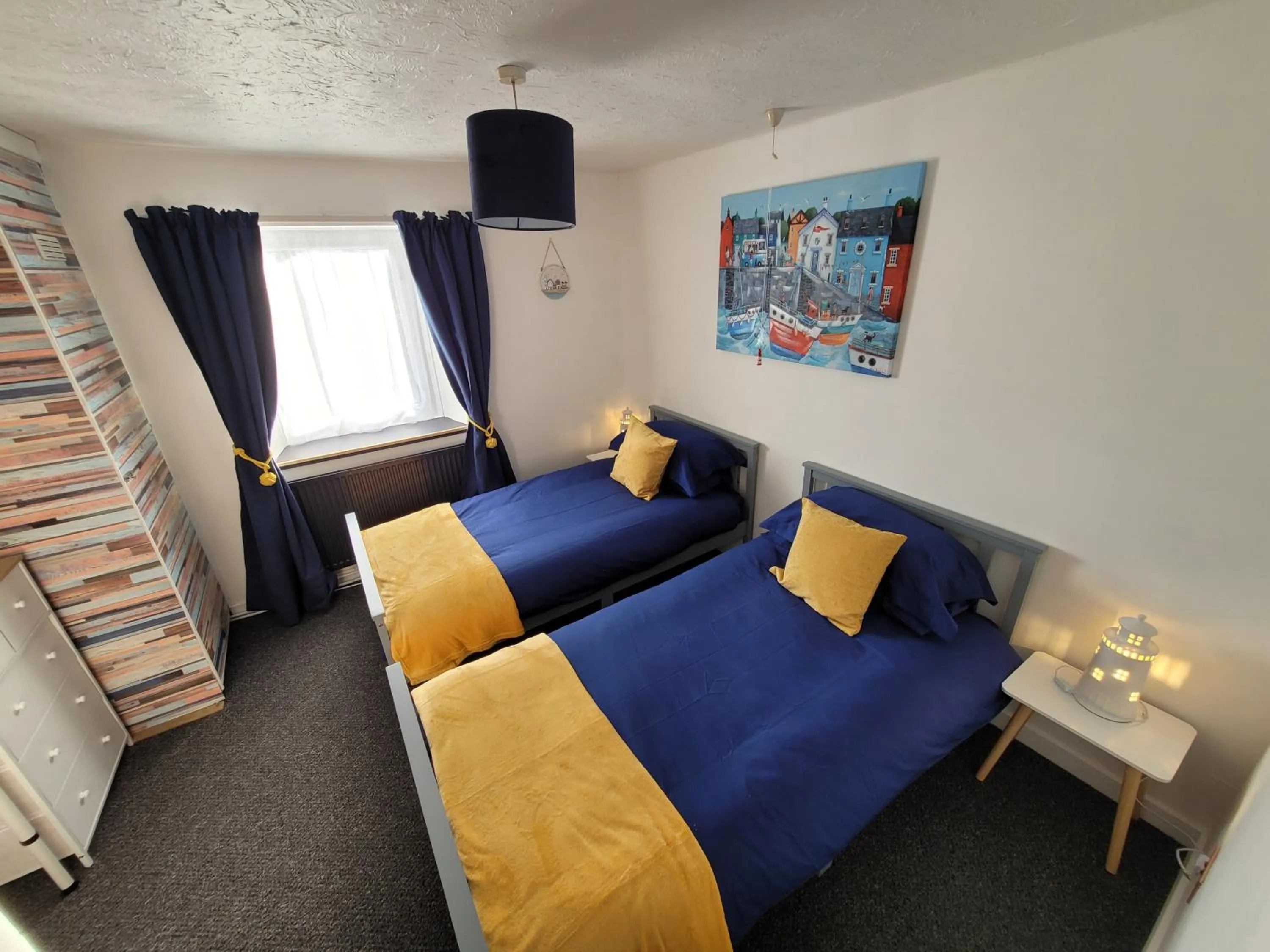 Bedroom, Bed in Hideaway Escapes, Farmhouse B&B & Holiday Home, Ideal family stay or Romantic break, Friendly animals on our smallholding in beautiful Pembrokeshire setting close to Narberth