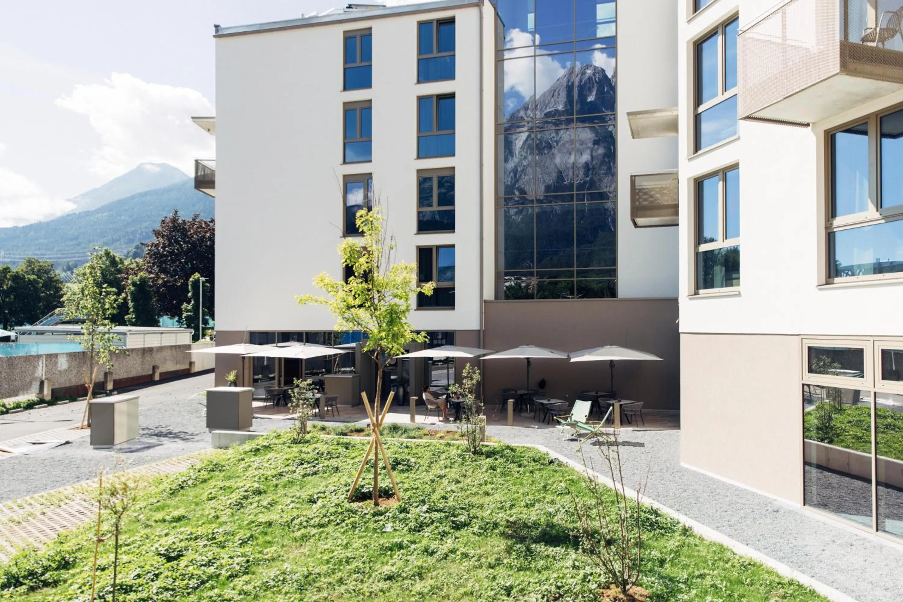 Property building in harry's home Telfs hotel & apartments