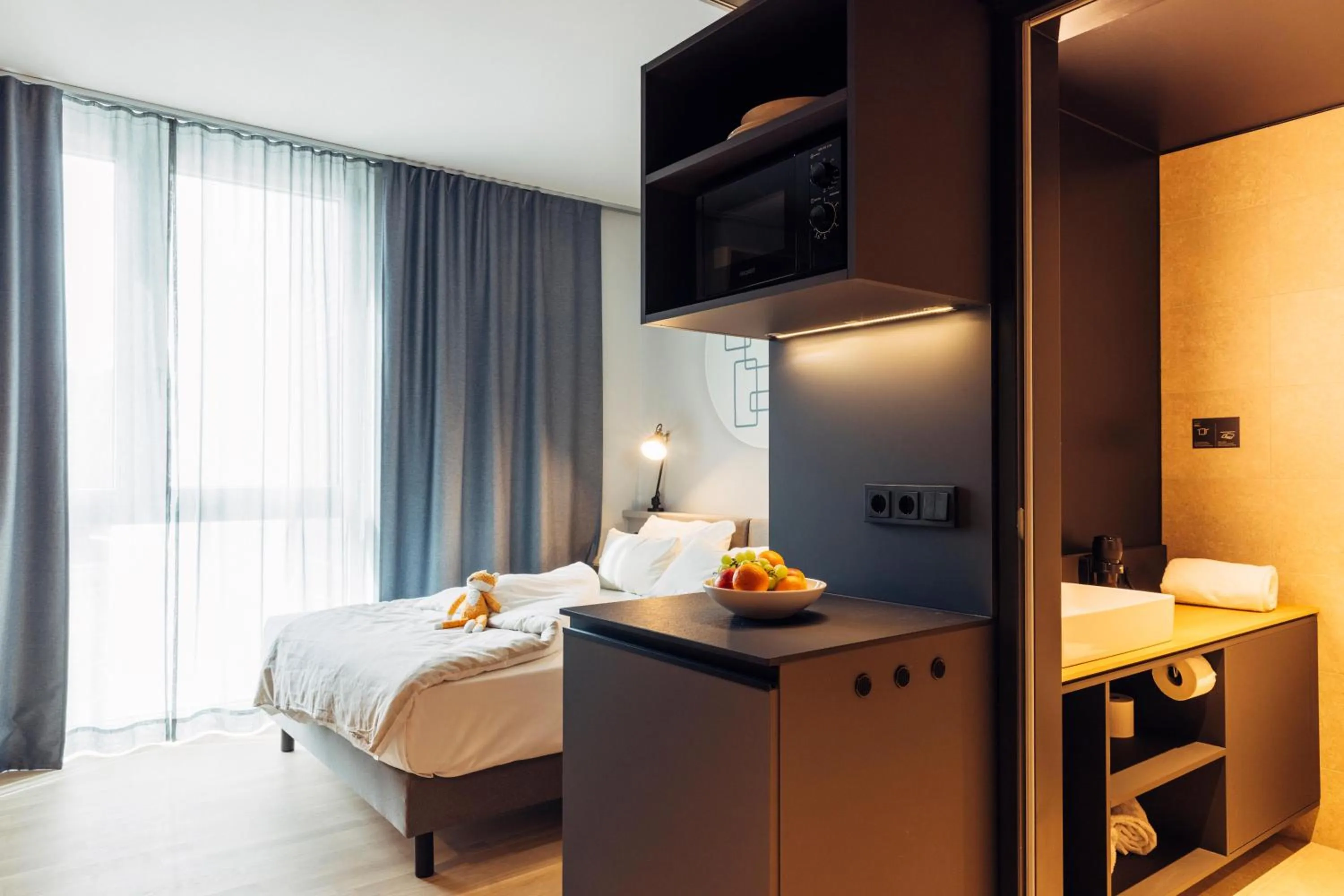 Photo of the whole room, Bed in harry's home Telfs hotel & apartments