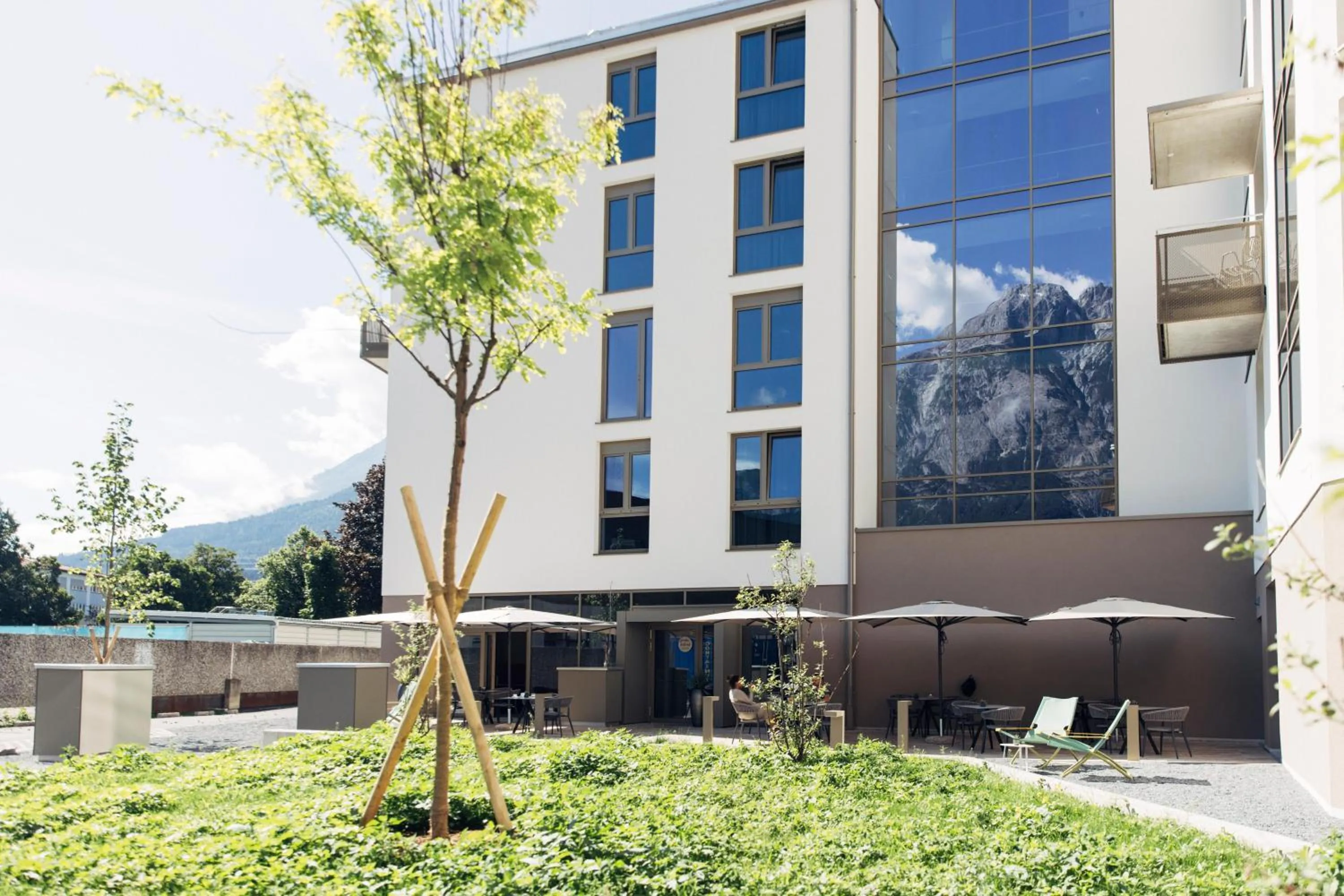 Property building in harry's home Telfs hotel & apartments