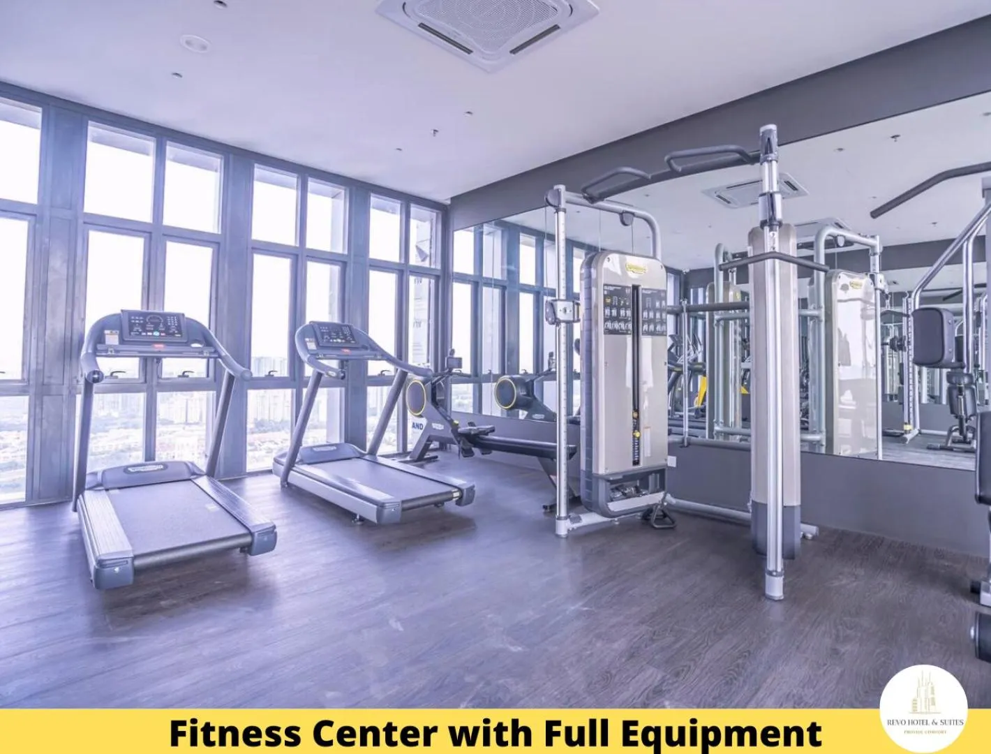 Fitness centre/facilities in Revo Hotel & Suites Kuala Lumpur Bukit Jalil by The Cynefin