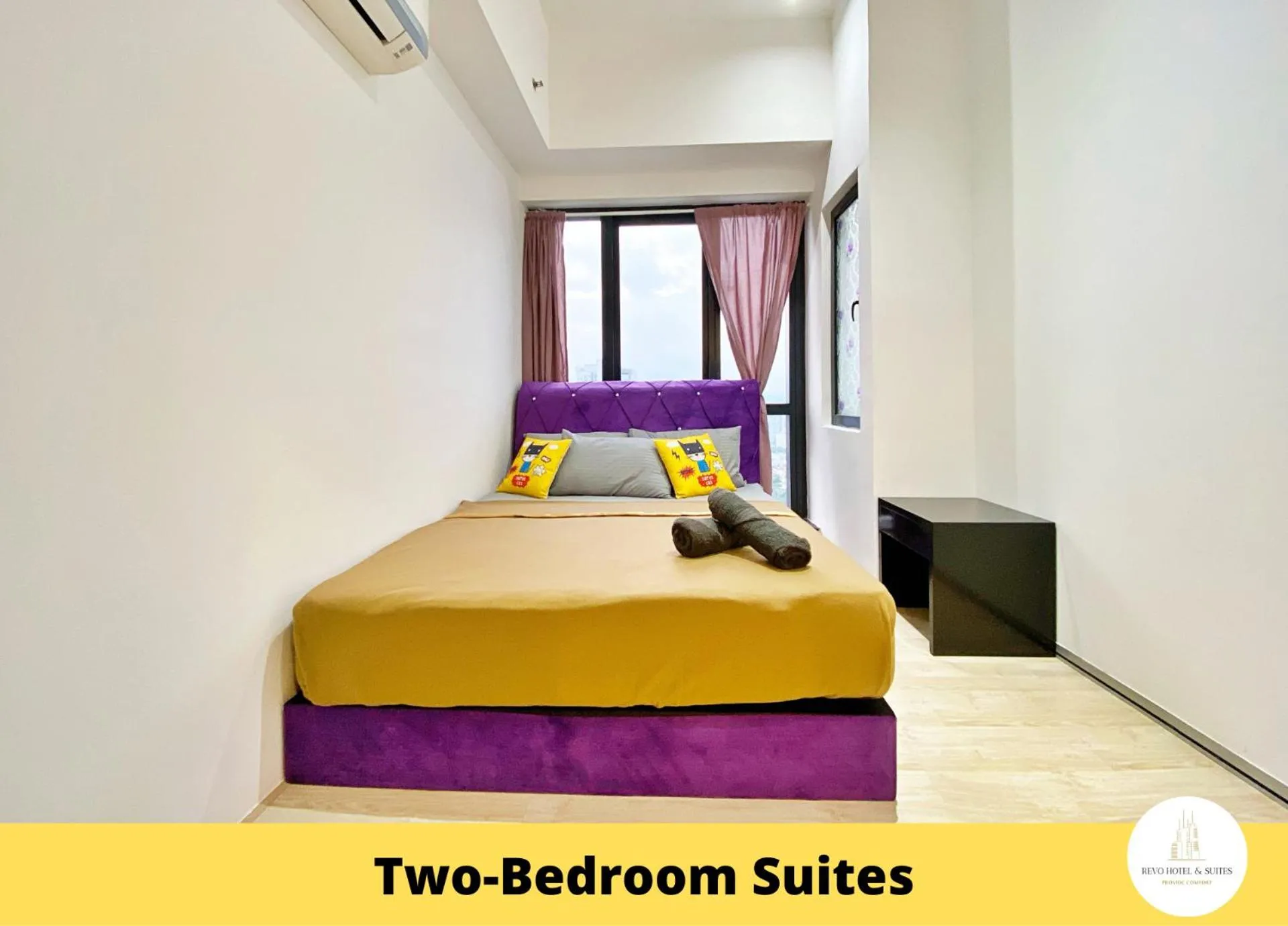 Bed in Revo Hotel & Suites Kuala Lumpur Bukit Jalil by The Cynefin