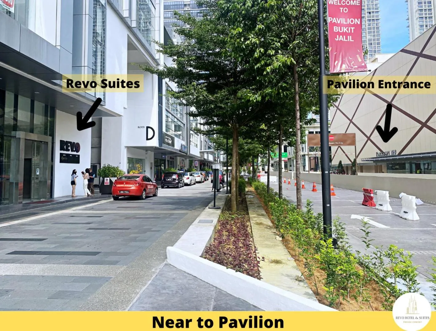 Facade/entrance in Revo Hotel & Suites Kuala Lumpur Bukit Jalil by The Cynefin