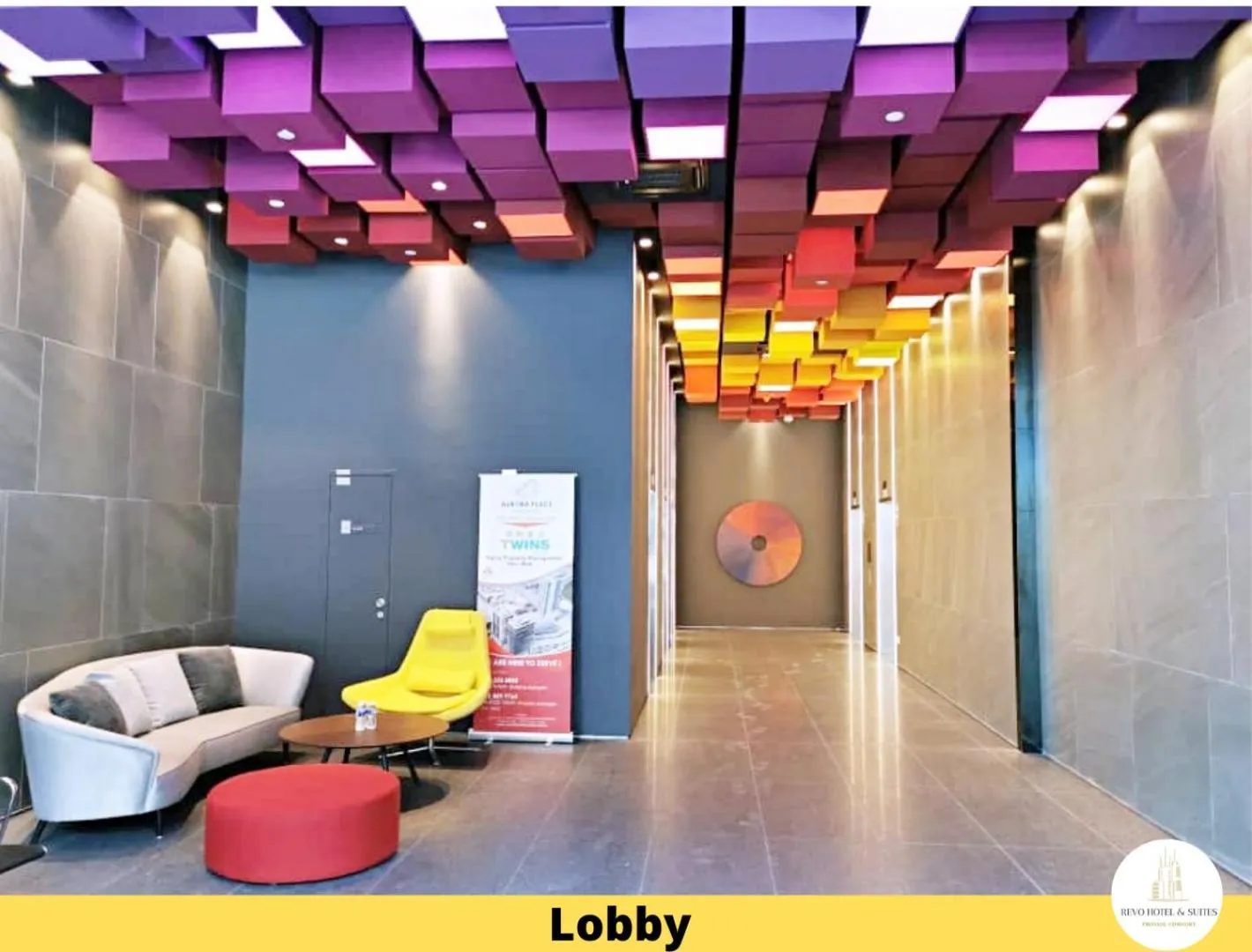 Lobby or reception in Revo Hotel & Suites Kuala Lumpur Bukit Jalil by The Cynefin