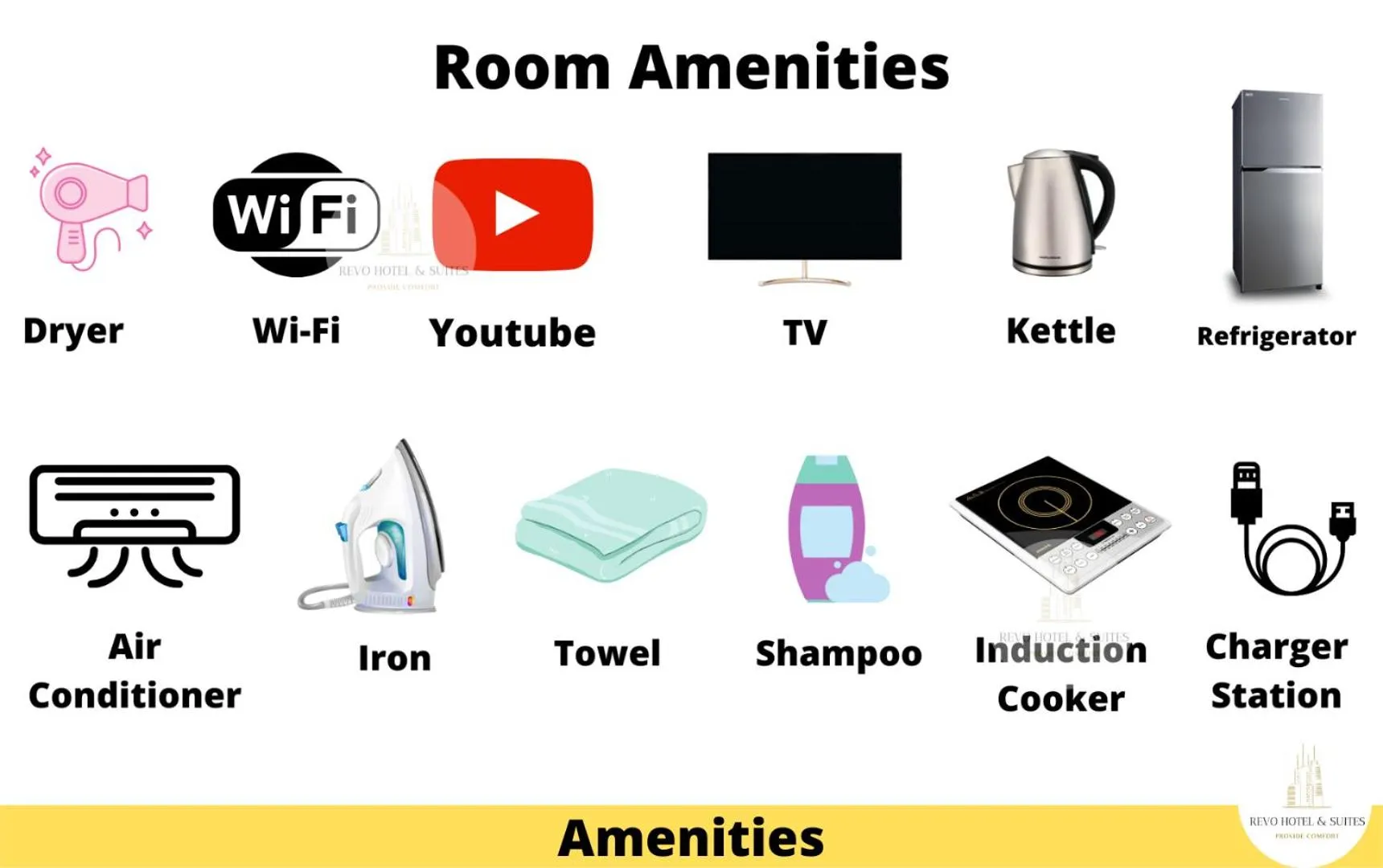 Text overlay in Revo Hotel & Suites Kuala Lumpur Bukit Jalil by The Cynefin