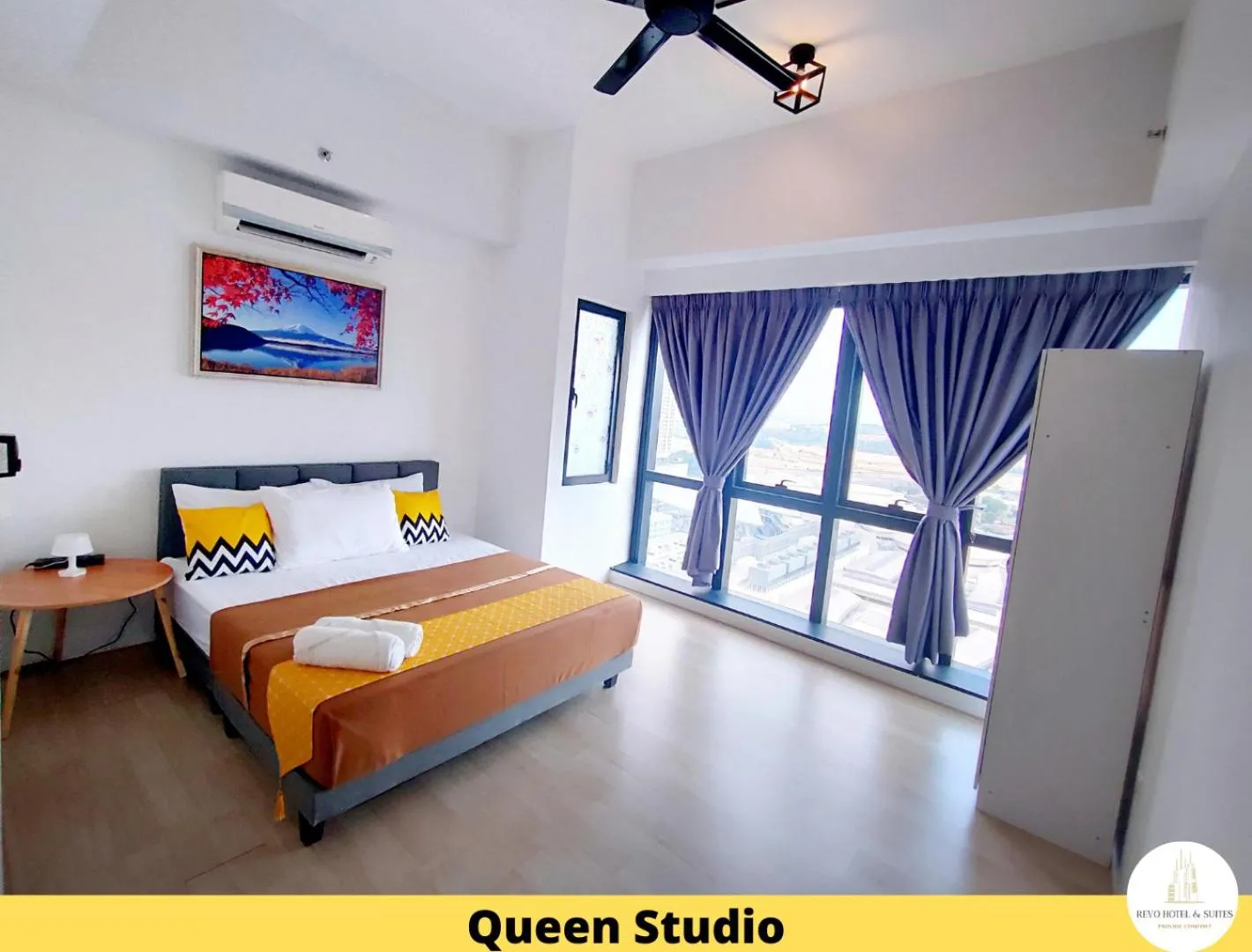 Bed in Revo Hotel & Suites Kuala Lumpur Bukit Jalil by The Cynefin