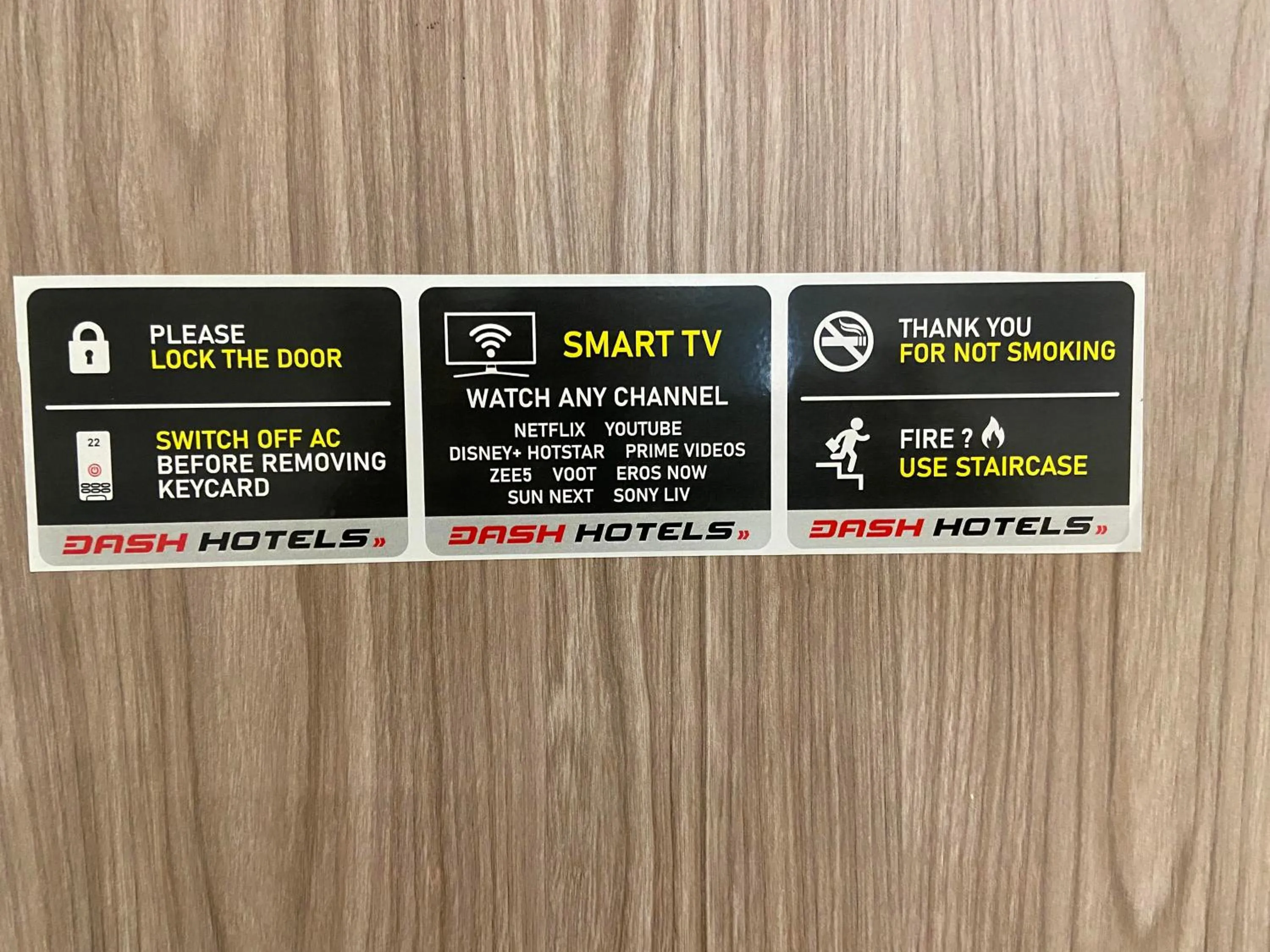 Logo/Certificate/Sign in Dash Hotels - Affordable Luxury