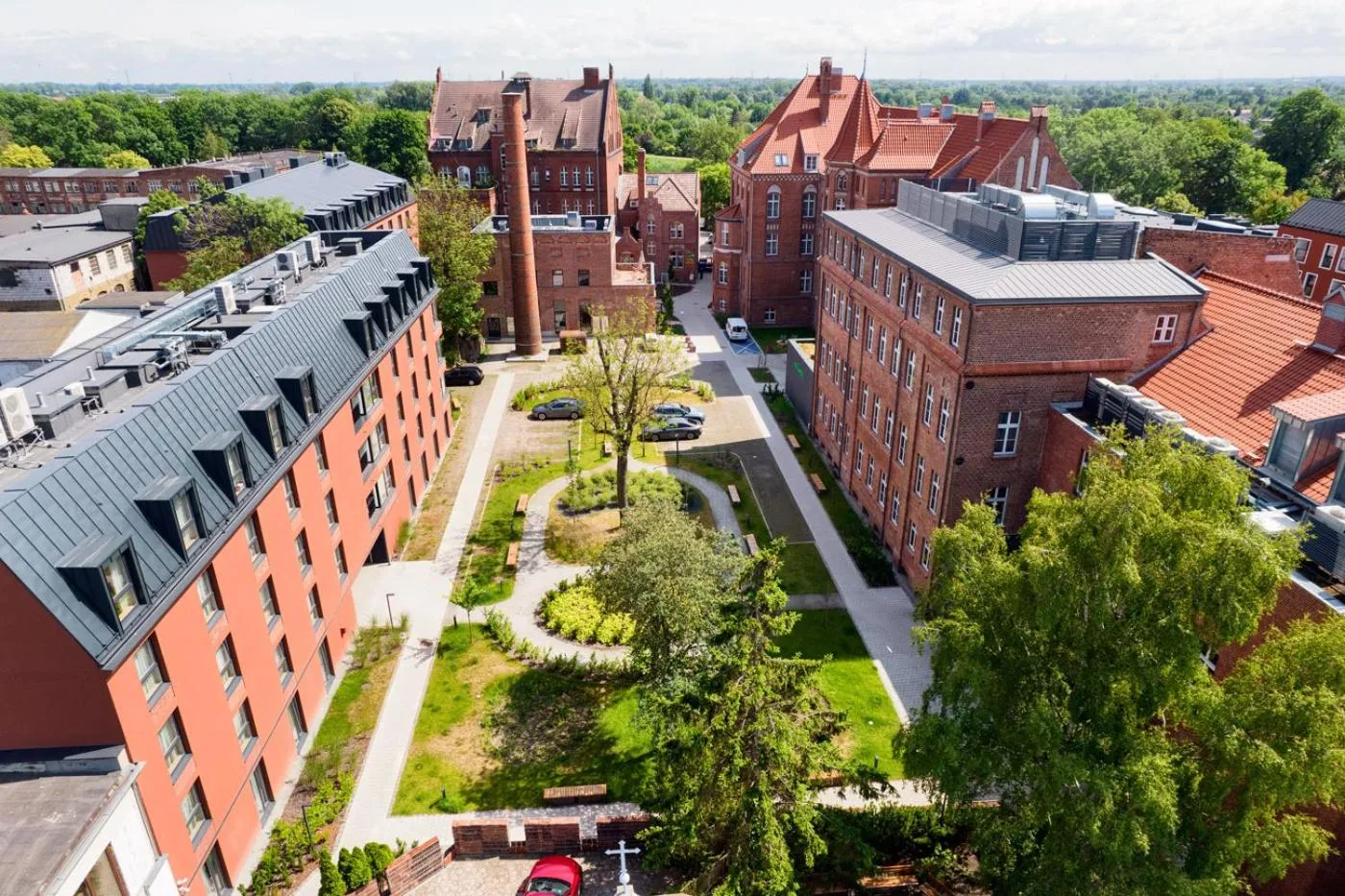 Property building in ARCHE Dwór Uphagena Gdańsk
