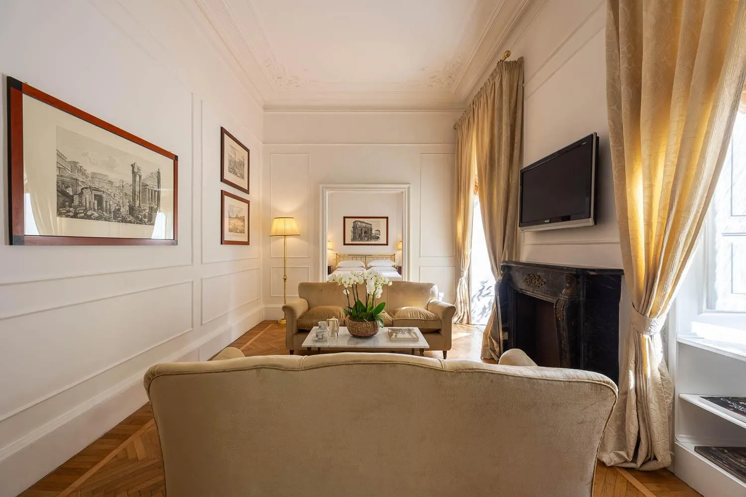 Living room in Grand Hotel Plaza