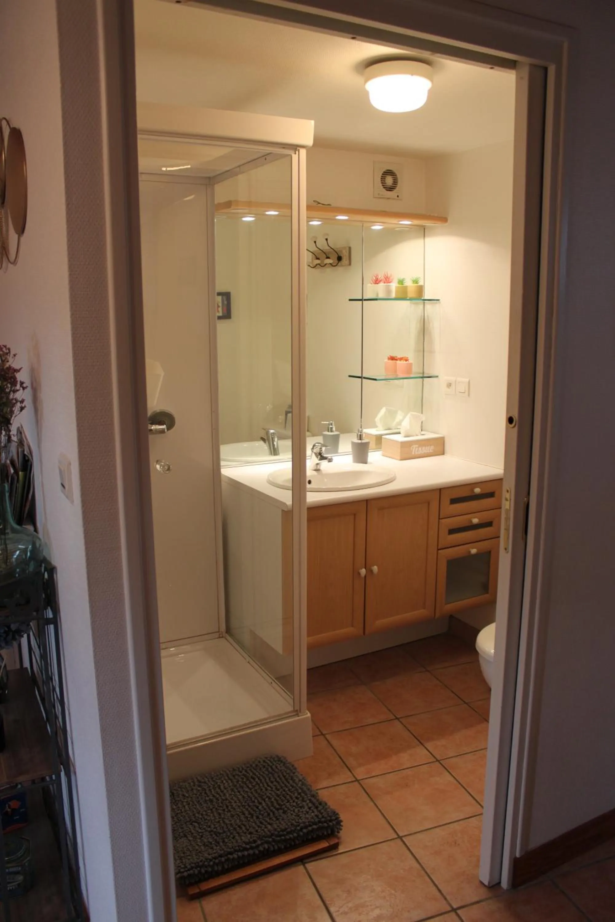 Bathroom in Gîtes chez l'habitant La Touche d'en Bas