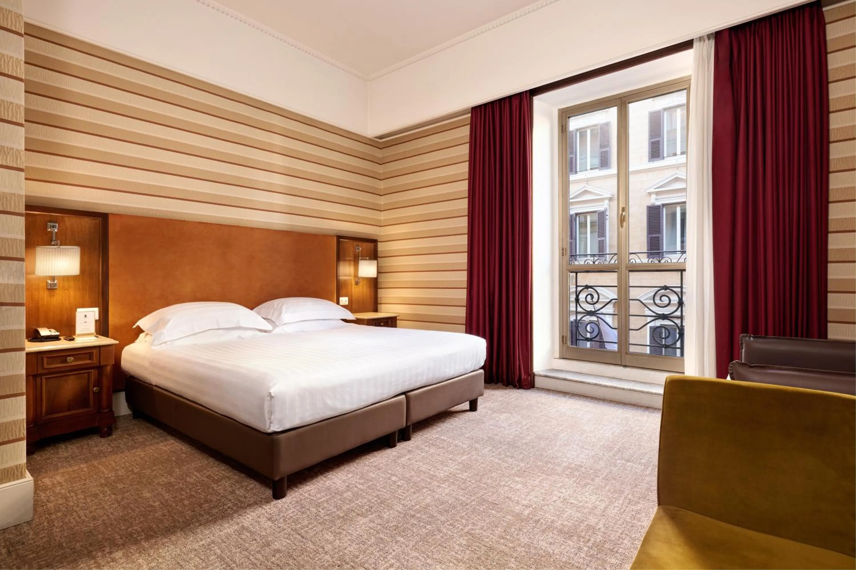 Bed in Hotel Mascagni