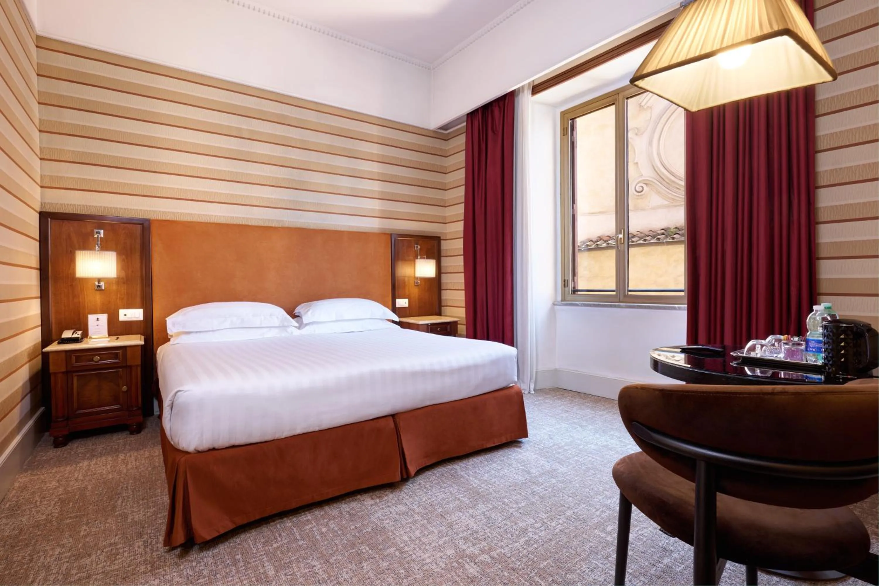 Bed in Hotel Mascagni