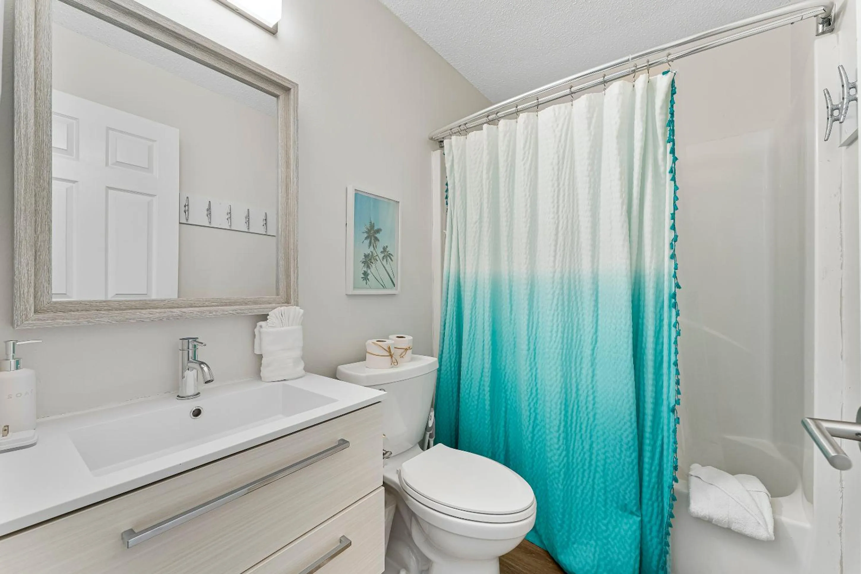 Shower in Destin Beach House - Just A Splash by Panhandle Getaways