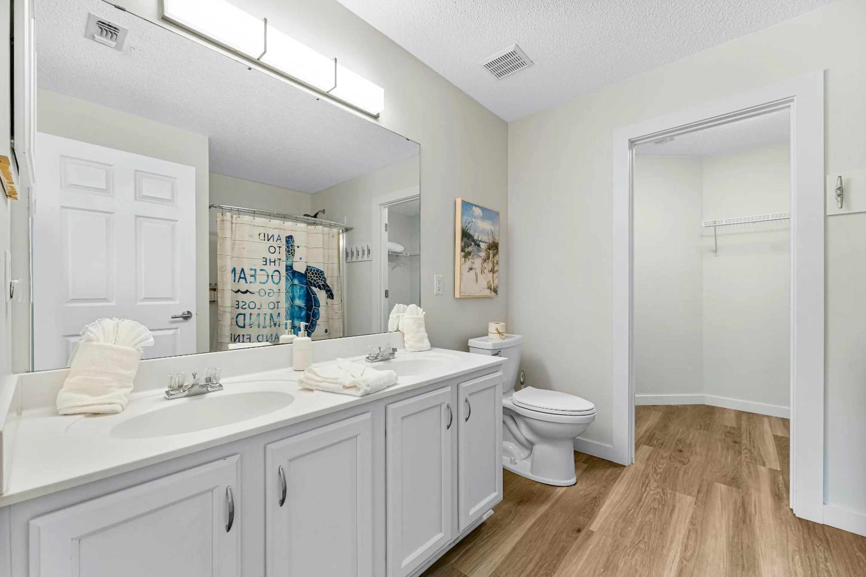 Shower in Destin Beach House - Just A Splash by Panhandle Getaways