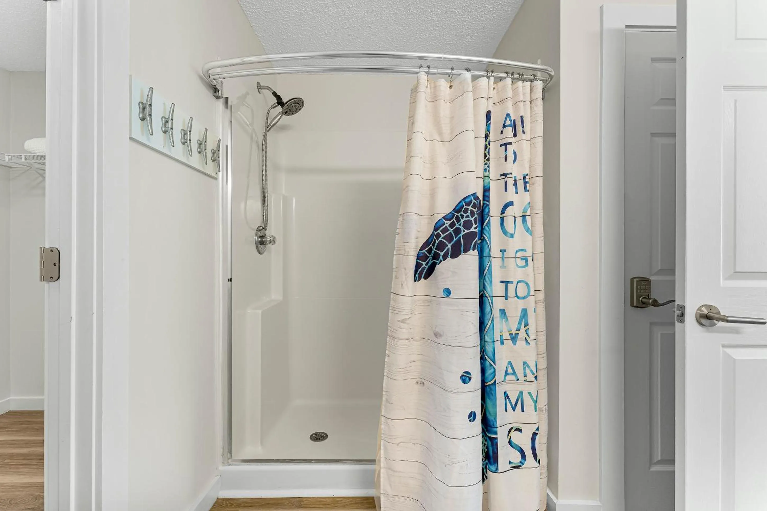 Shower in Destin Beach House - Just A Splash by Panhandle Getaways