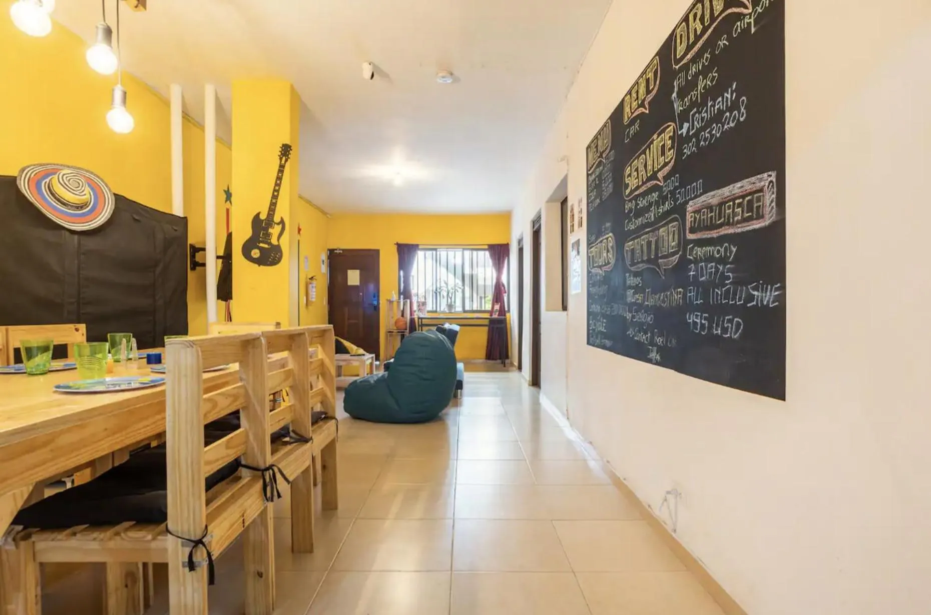 Living room in Casa Clandestina Guest House