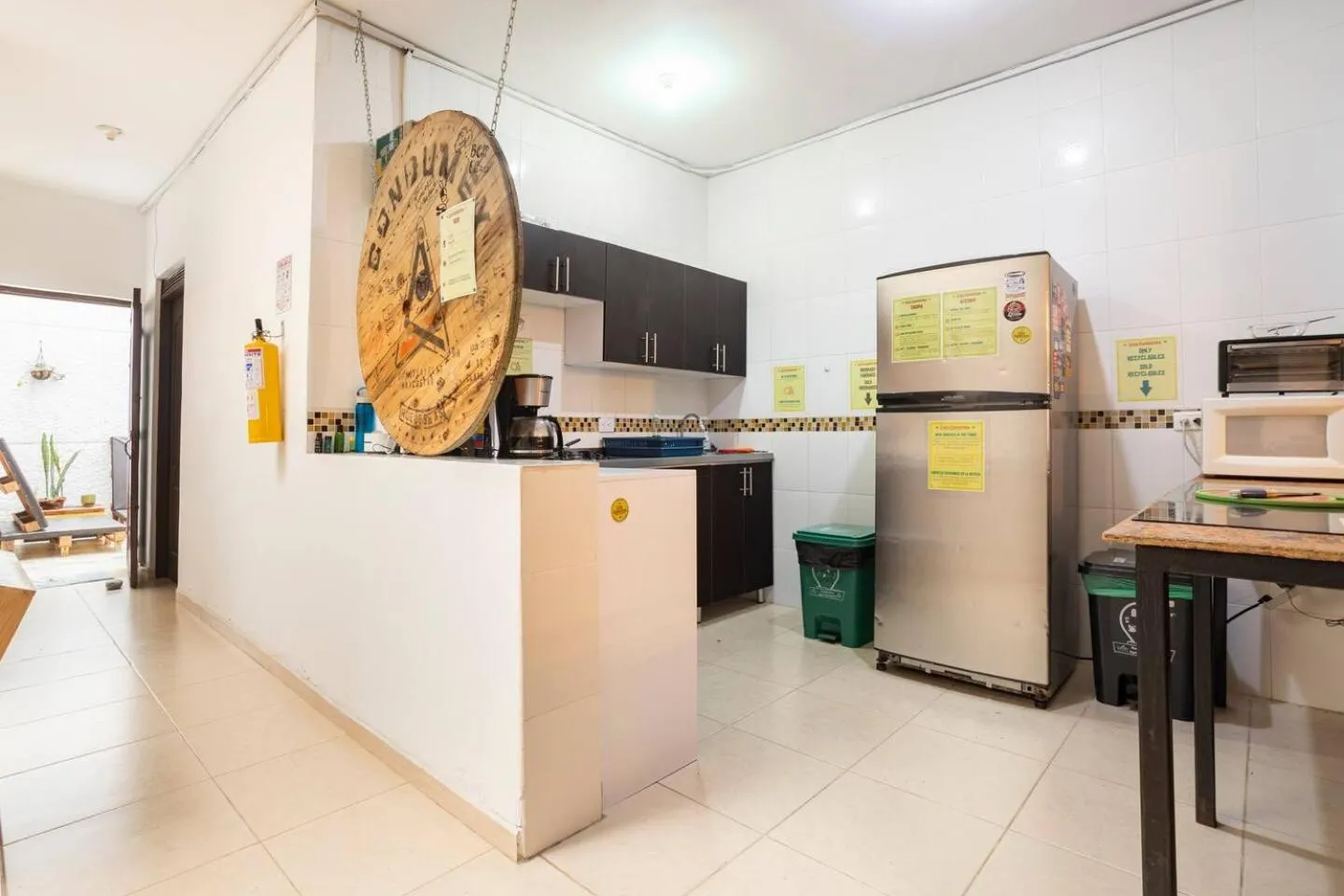 Kitchen or kitchenette in Casa Clandestina Guest House